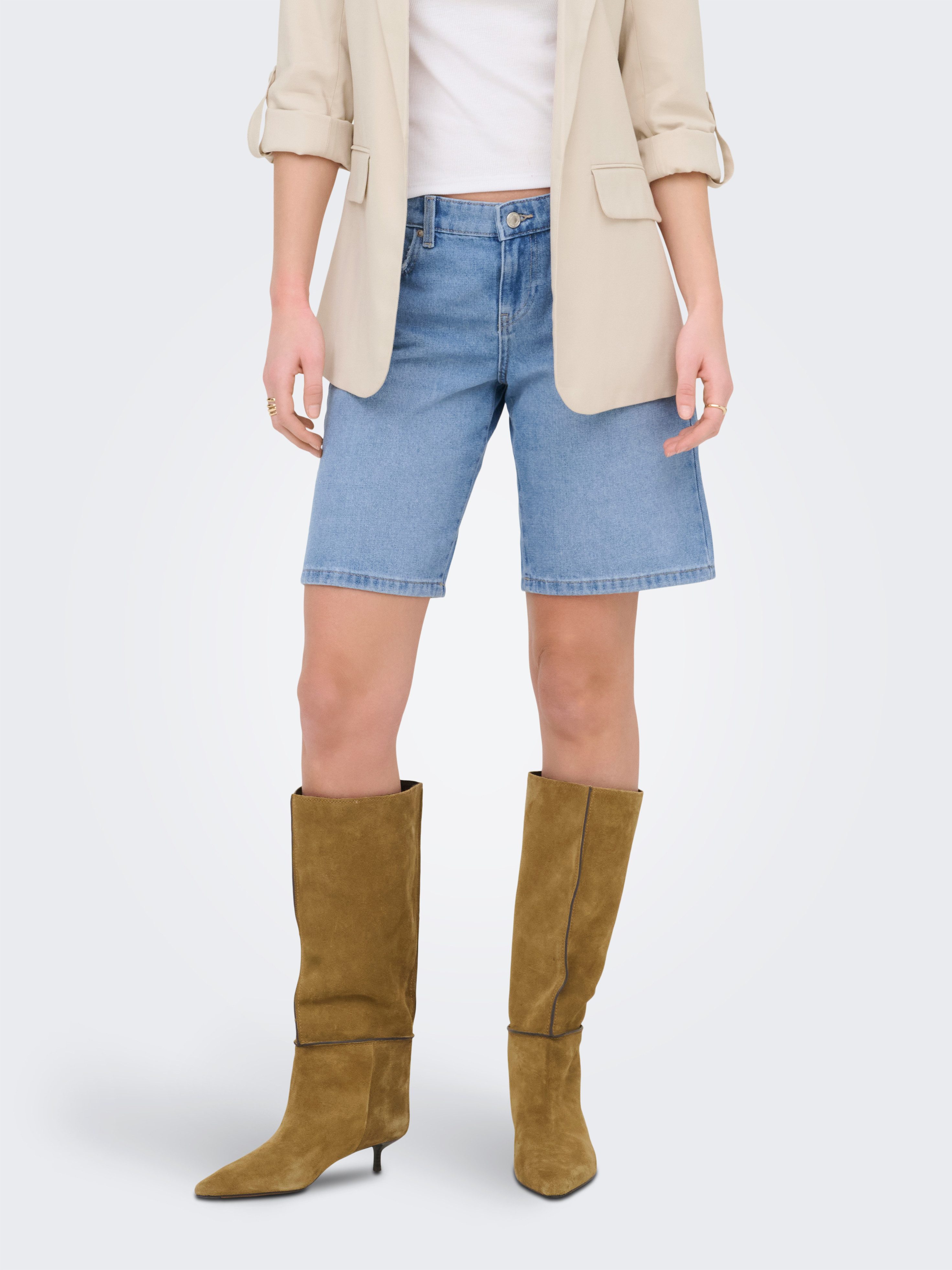 Jeansbermudas ONLRHONA LW SHORTS DNM