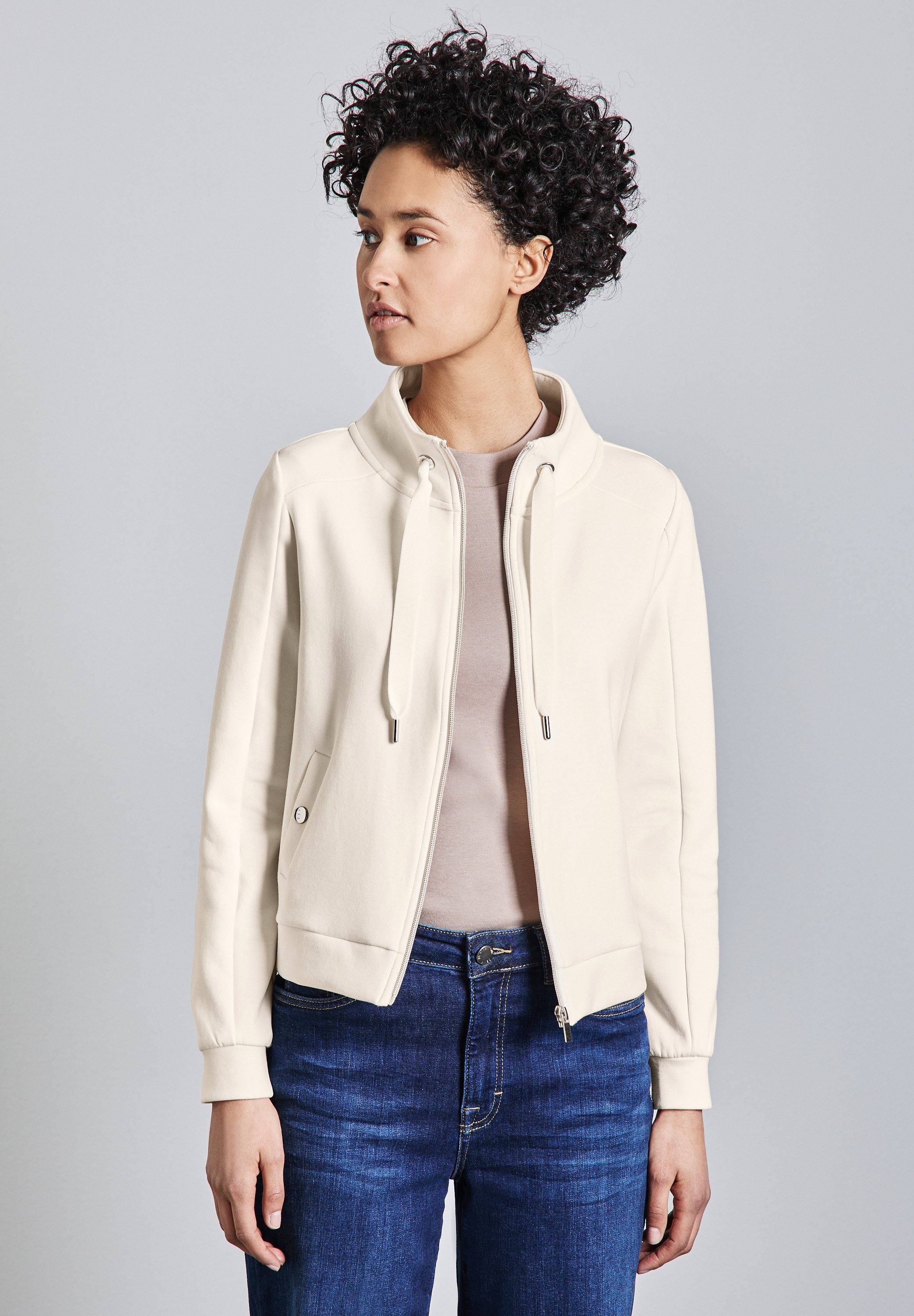 STREET ONE Cardigan mit Turtleneck