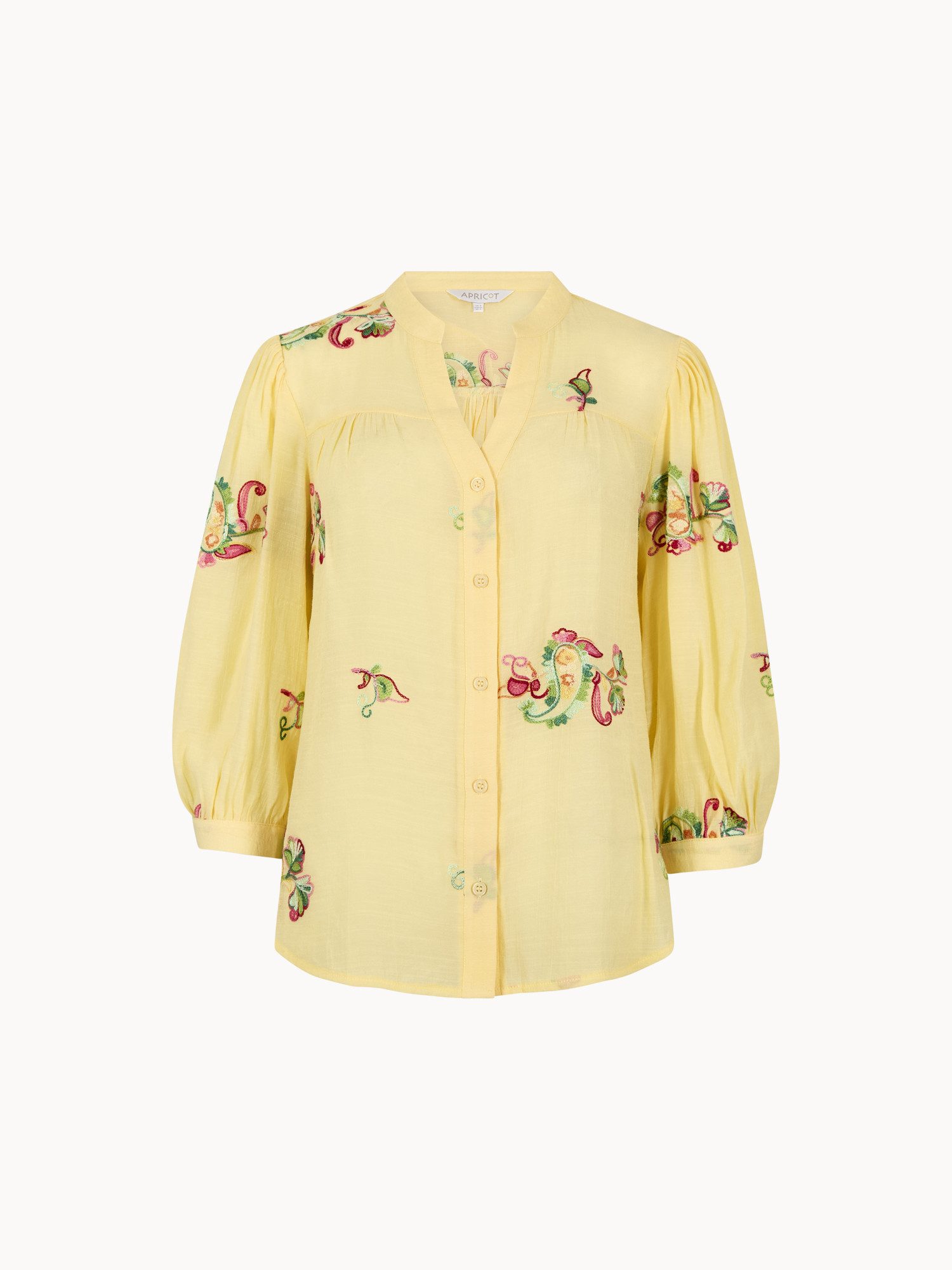 Blusentop Bluse mit Blumen- und Paisley-Muster