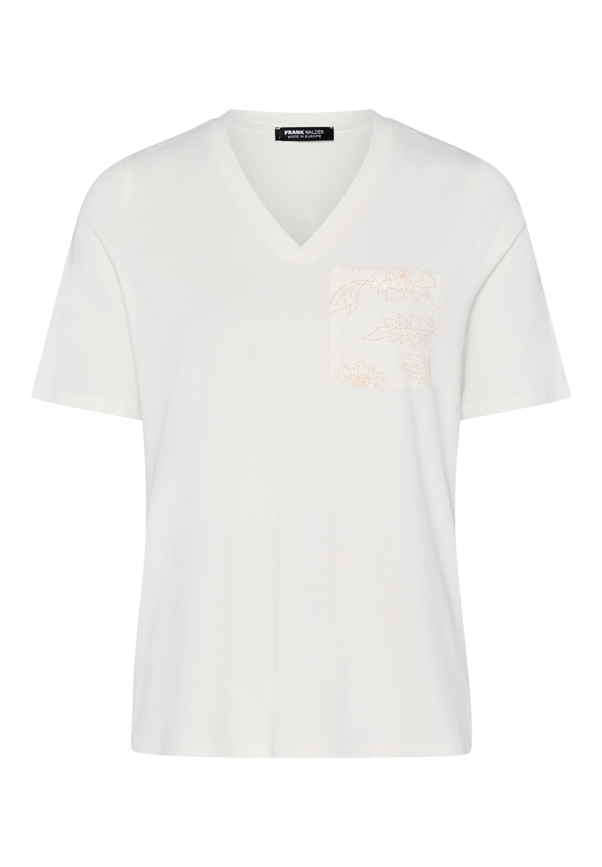FRANK WALDER T-Shirt mit aufgesetzter Brusttasche