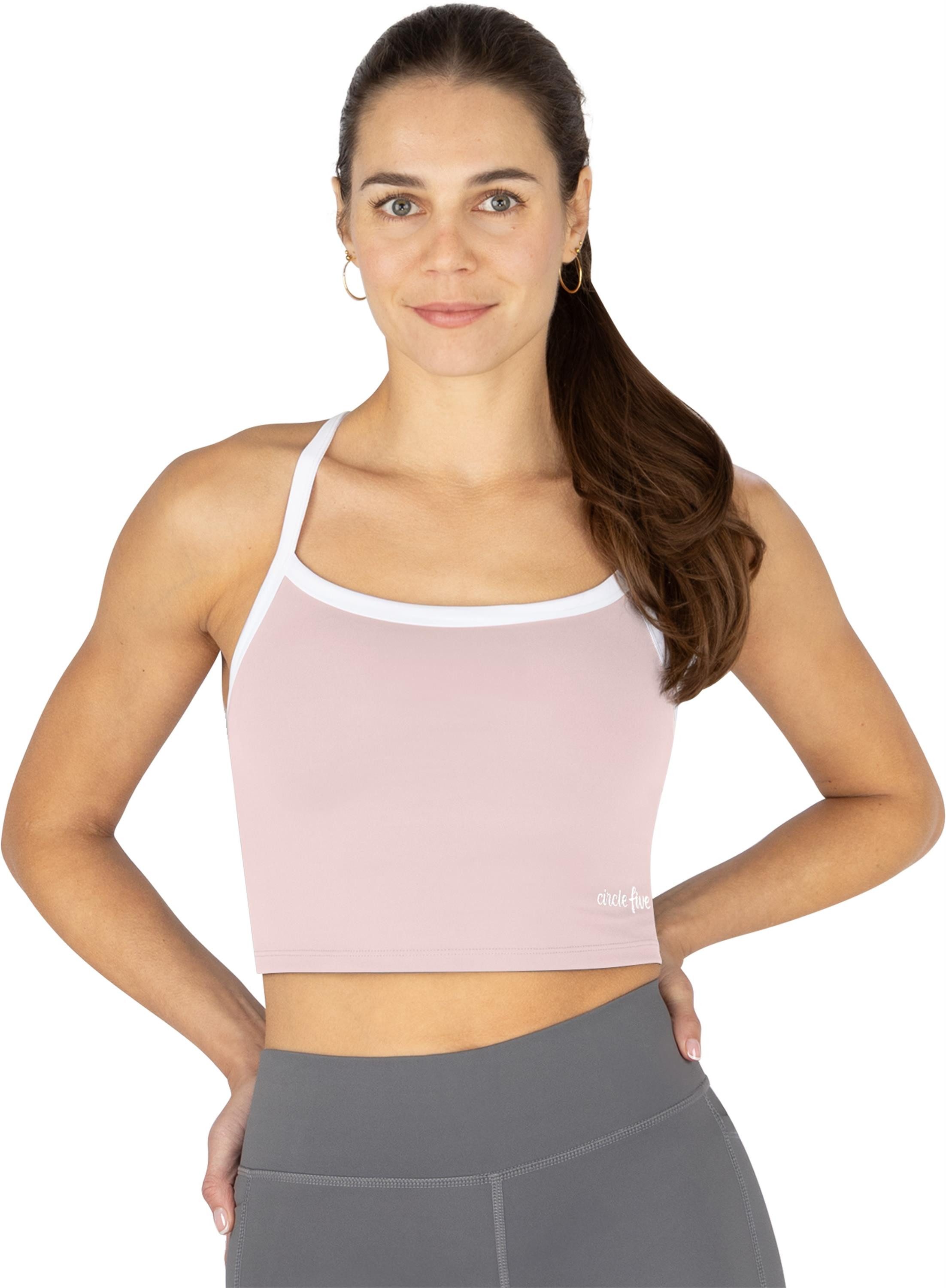 Circle Five Set: Sport-Bustier Tank Top mit Cups