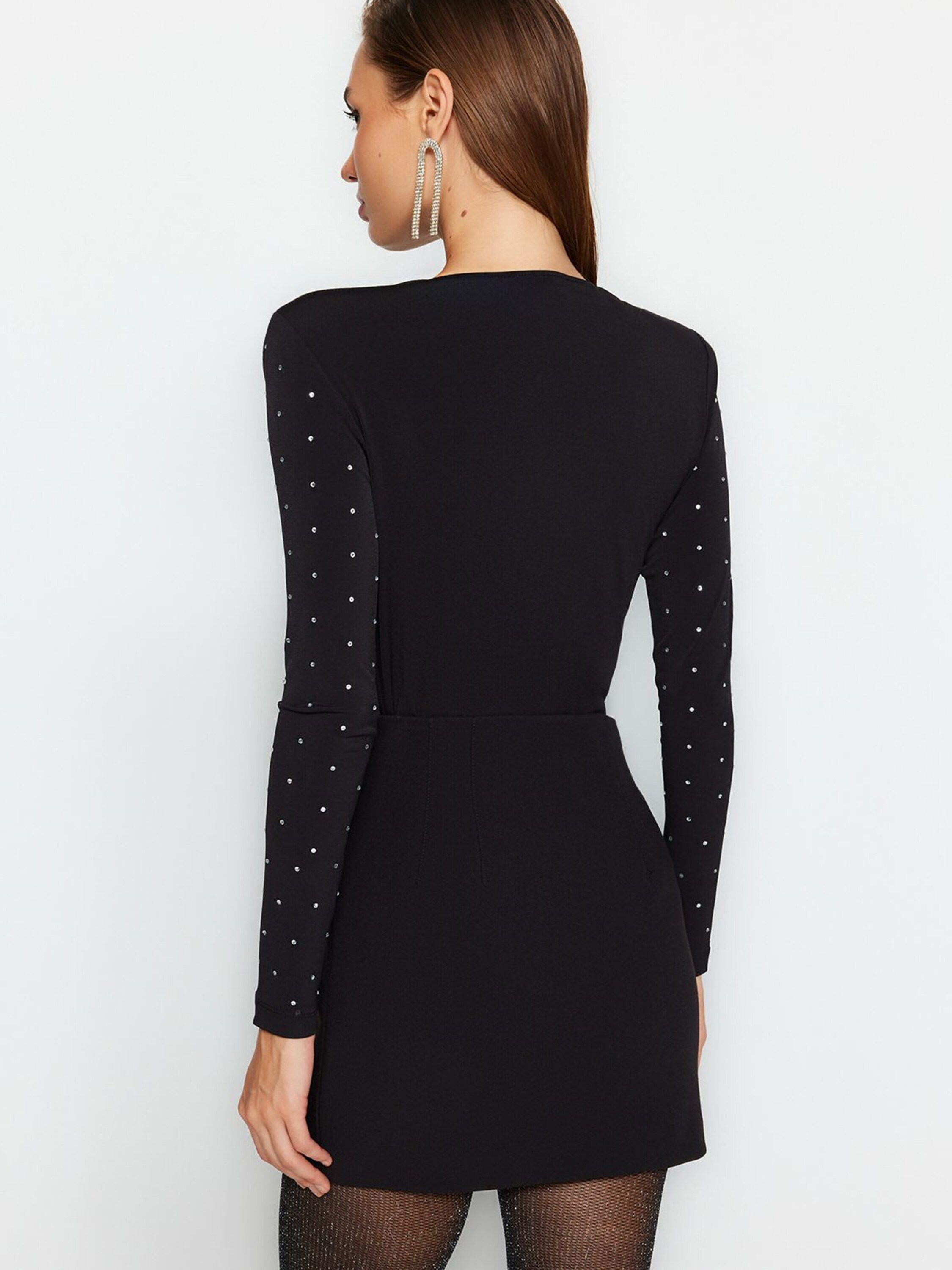 Trendyol Shirtbody (1-tlg) Drapiert/gerafft