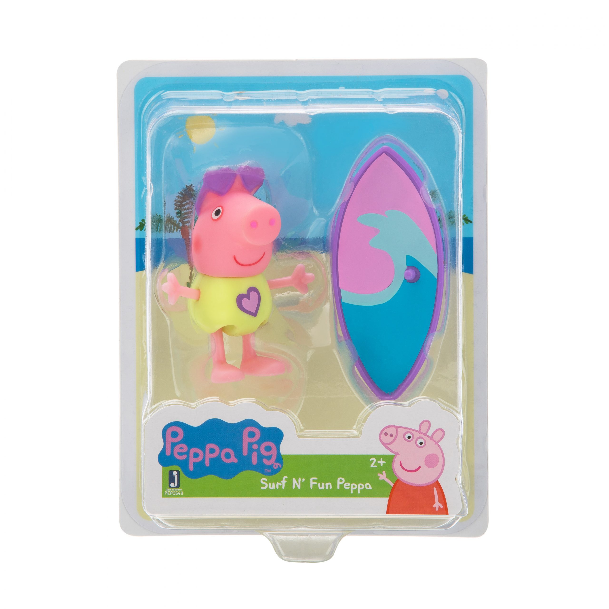 Jazwares Spielfigur Peppa Pig PEP0543 - Figuren Pack Lustige Surferin Peppa