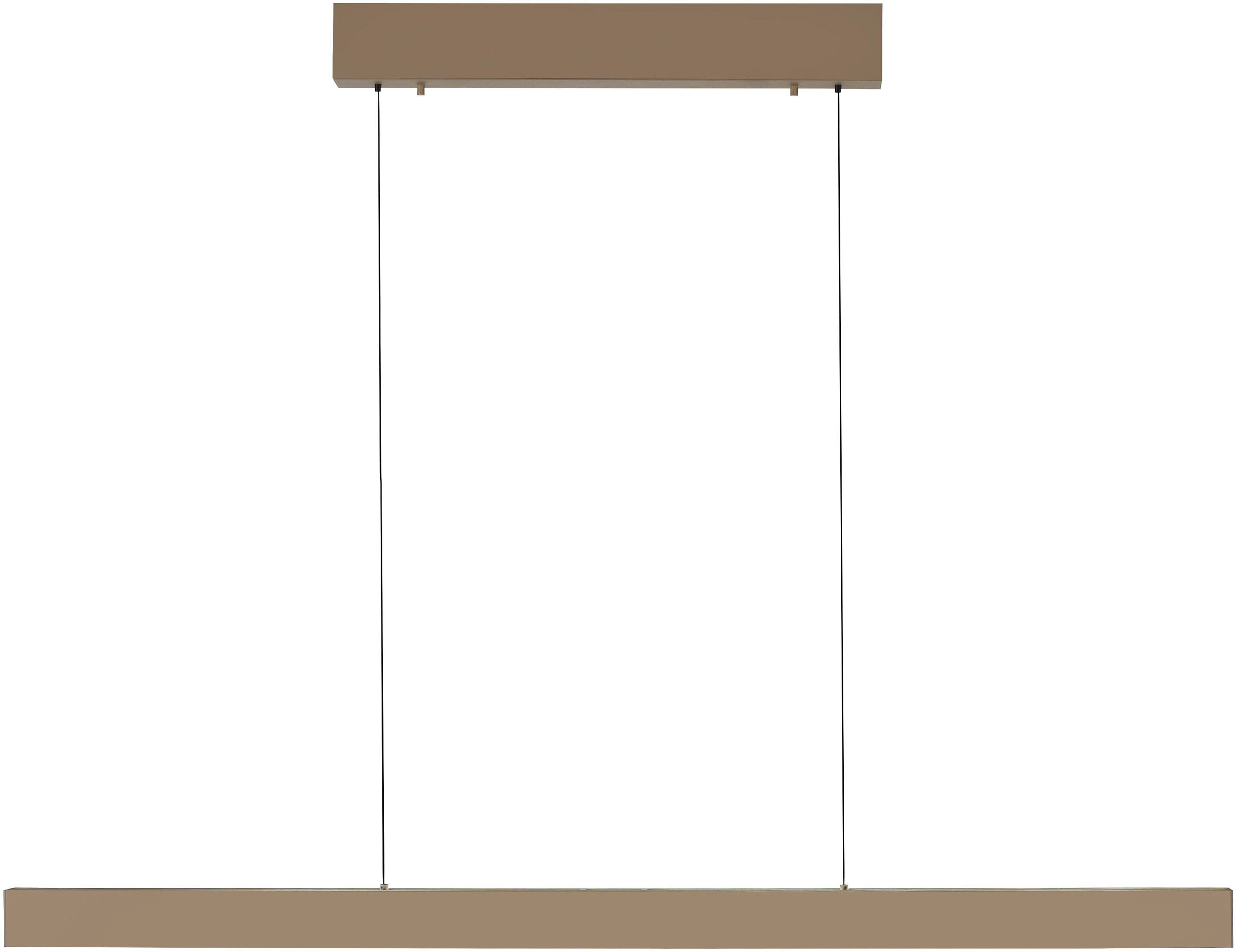 Paul Neuhaus LED Pendelleuchte Adriana Square, Farbsteuerung, LED fest integriert, warmweiß - kaltweiß, Touchdimmer, CCT 2700-5000K, getrennt schaltbar, Memory, Comfort -Lift
