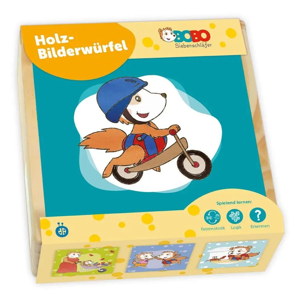 Trötsch Verlag Puzzle Trötsch Bobo Siebenschläfer Bilderwürfel Puzzle, Puzzleteile