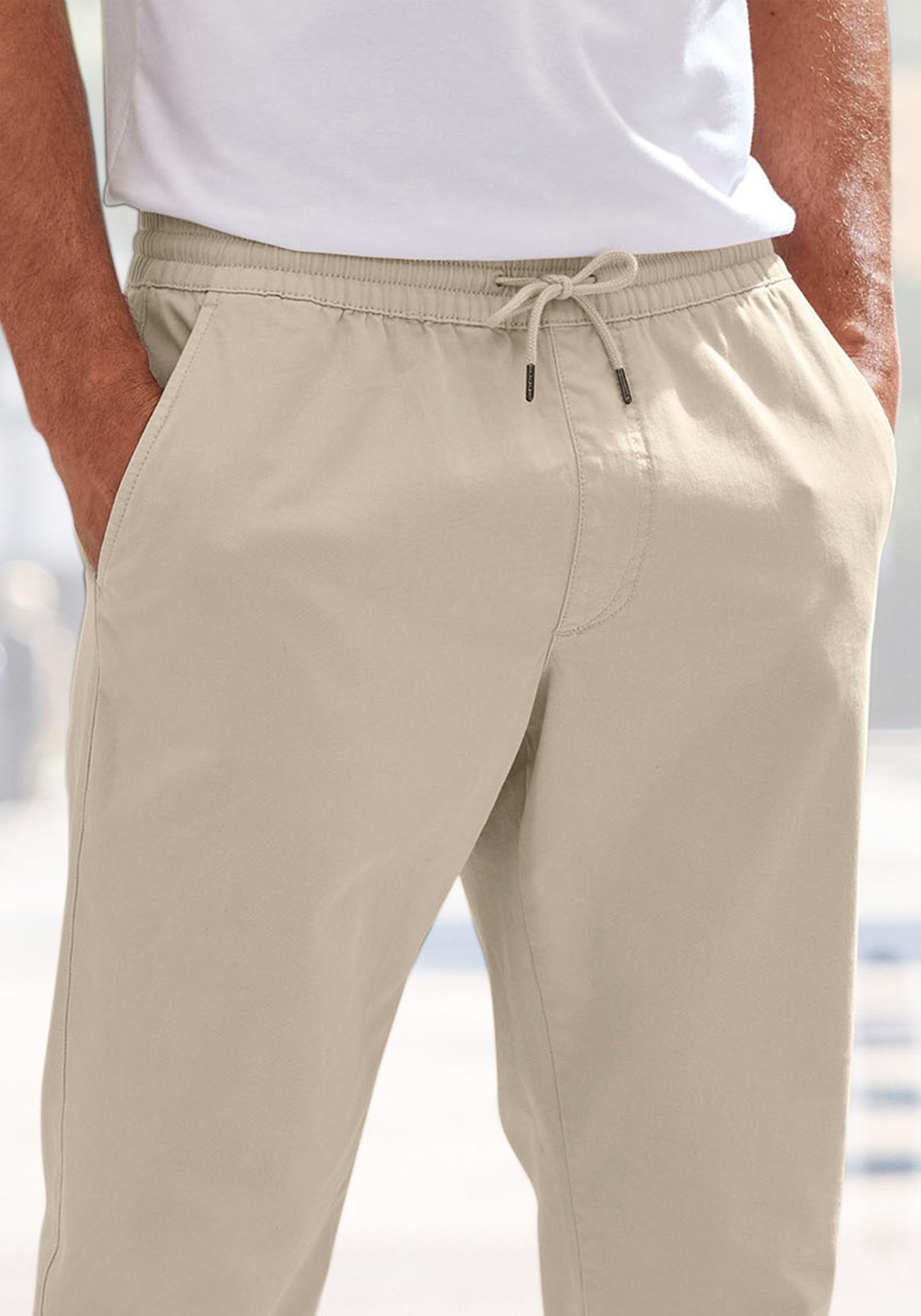 John Devin Jogger Pants Jogg Pants aus elastischer Baumwoll-Qualität
