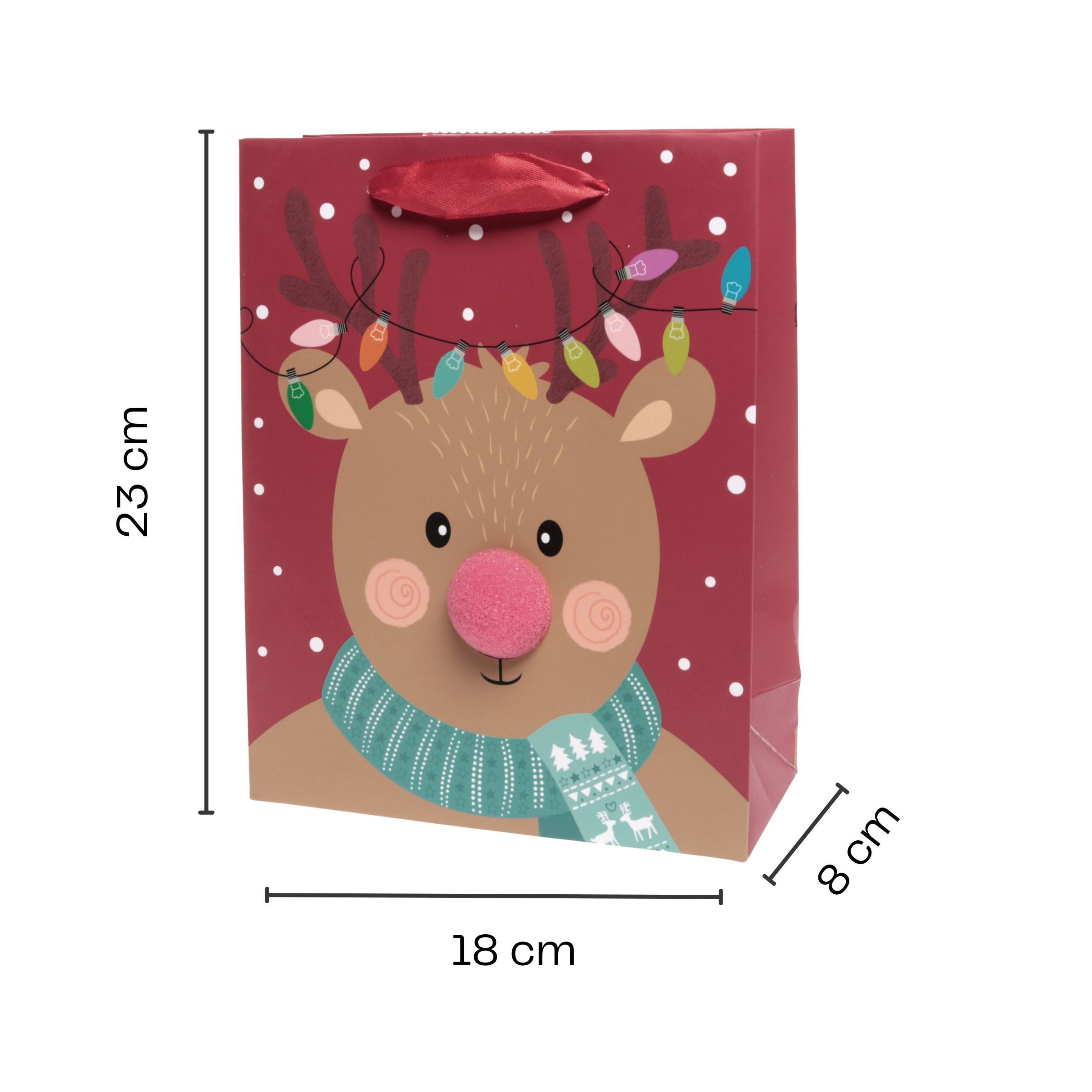 Thumbnail - Annastore Geschenkbox 12 x Geschenktüten Papier für Weihnachten Geschenktaschen für Kinder