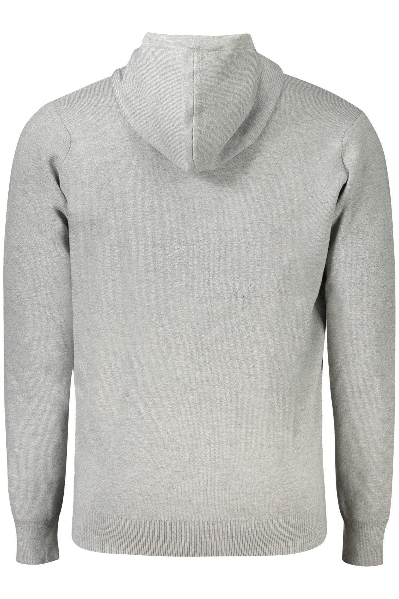 NORWAY 1963 Strickpullover Grauer Norwegen 1963 Herren-Cardigan mit Kapuze und Stickerei
