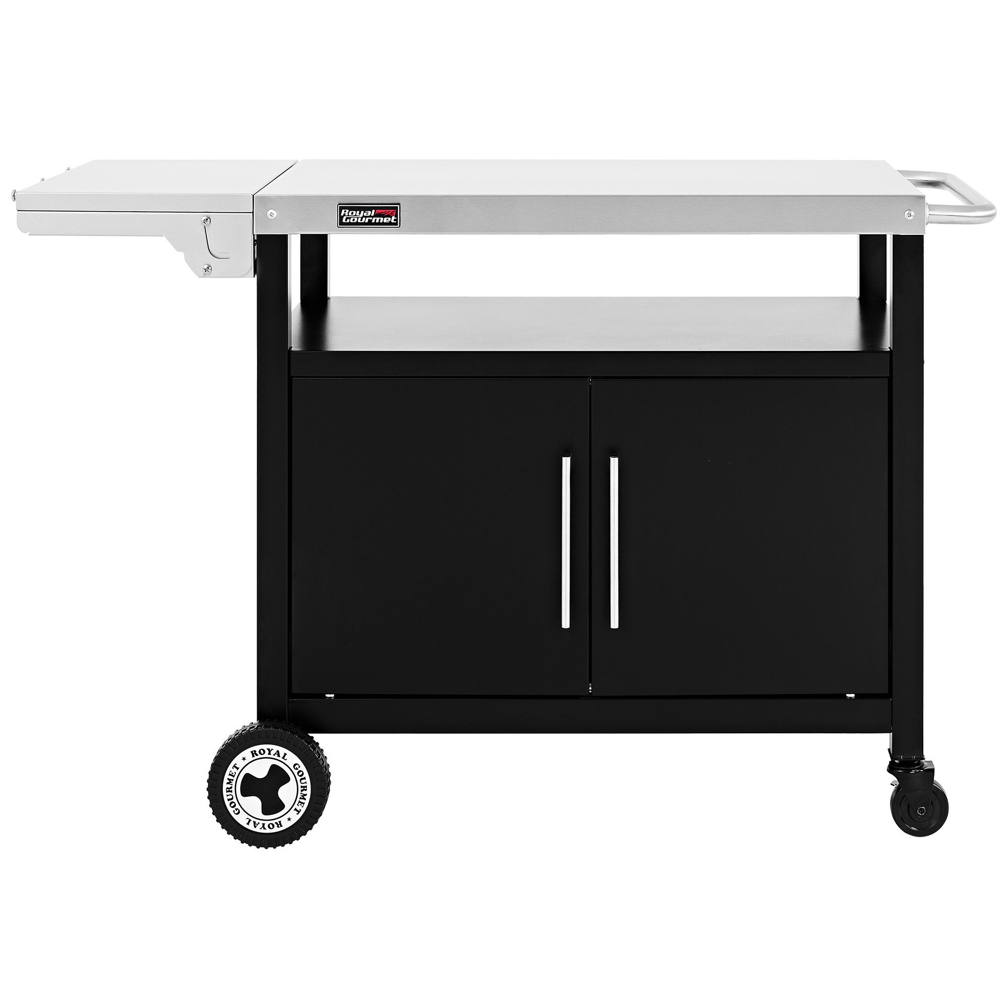 Grillablagetisch /Grillwagen Kücheninsel mit Unterschrank