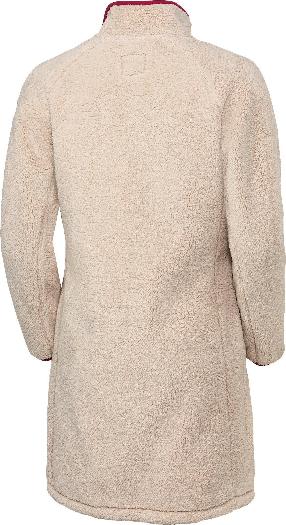 Lou Patsy innen hellbeige Fellimitatmantel kuscheliges Fleece und außen &