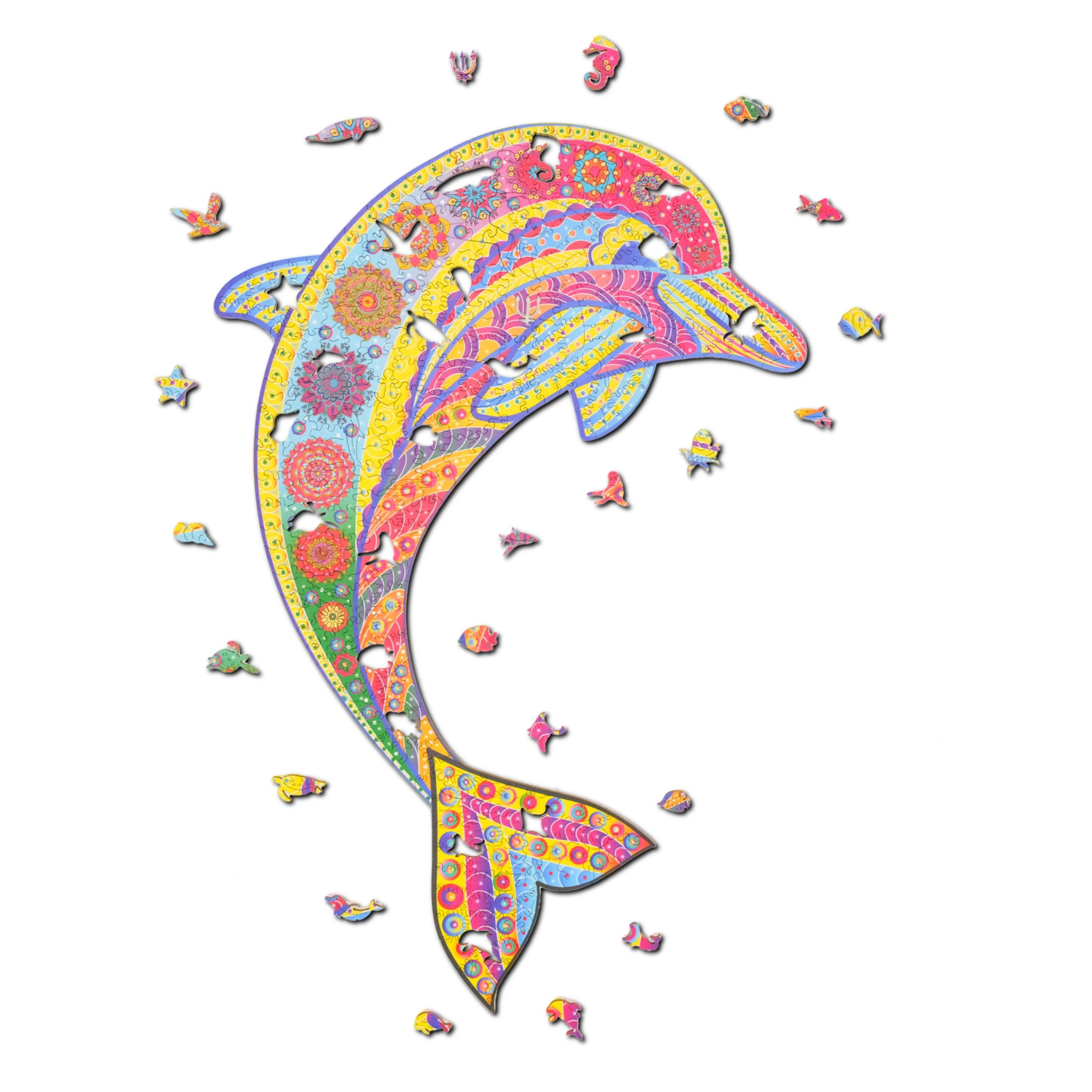 Woody Puzzles Puzzle Delfin, 299 Puzzleteile günstig online kaufen