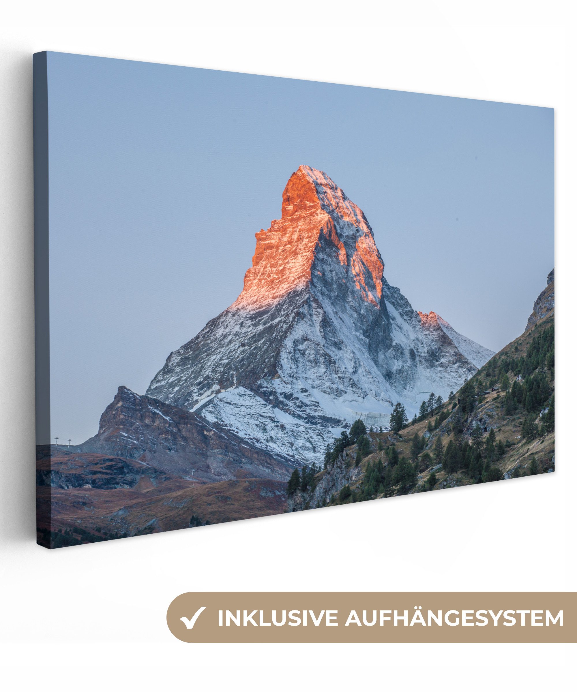 OneMillionCanvasses® Leinwandbild Das Matterhorn in der günstig online kaufen