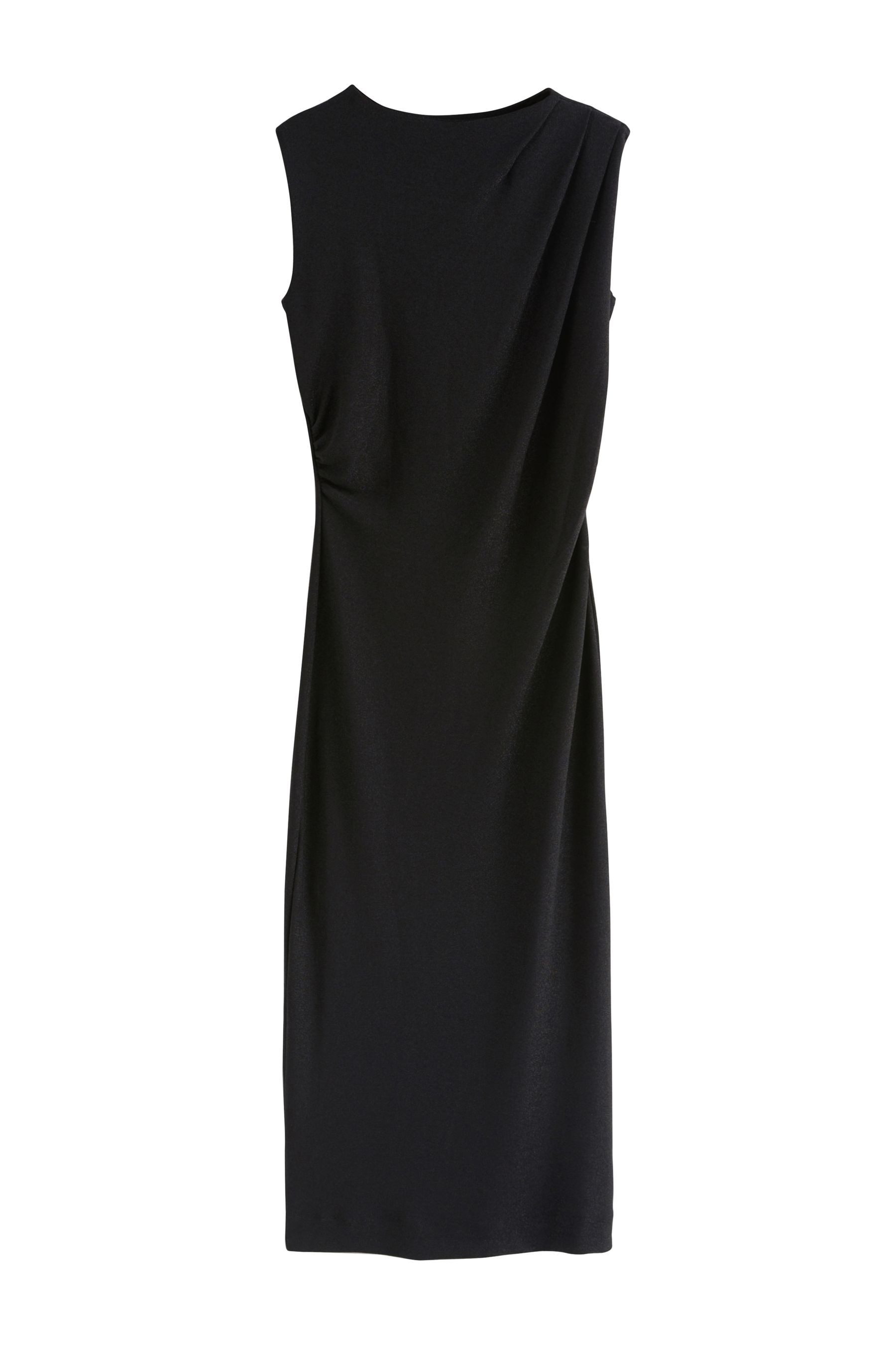 Next Midikleid Glitzerndes, gerafftes, gestuftes Midikleid (1-tlg) günstig online kaufen