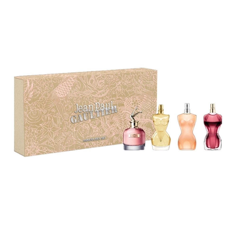 JEAN PAUL GAULTIER Pflege-Geschenkset Jean Paul Gaultier Miniatur-Set Damen 4-teilig, 4-tlg., Vier ikonische Damendüfte im luxuriösen Miniatur-Set