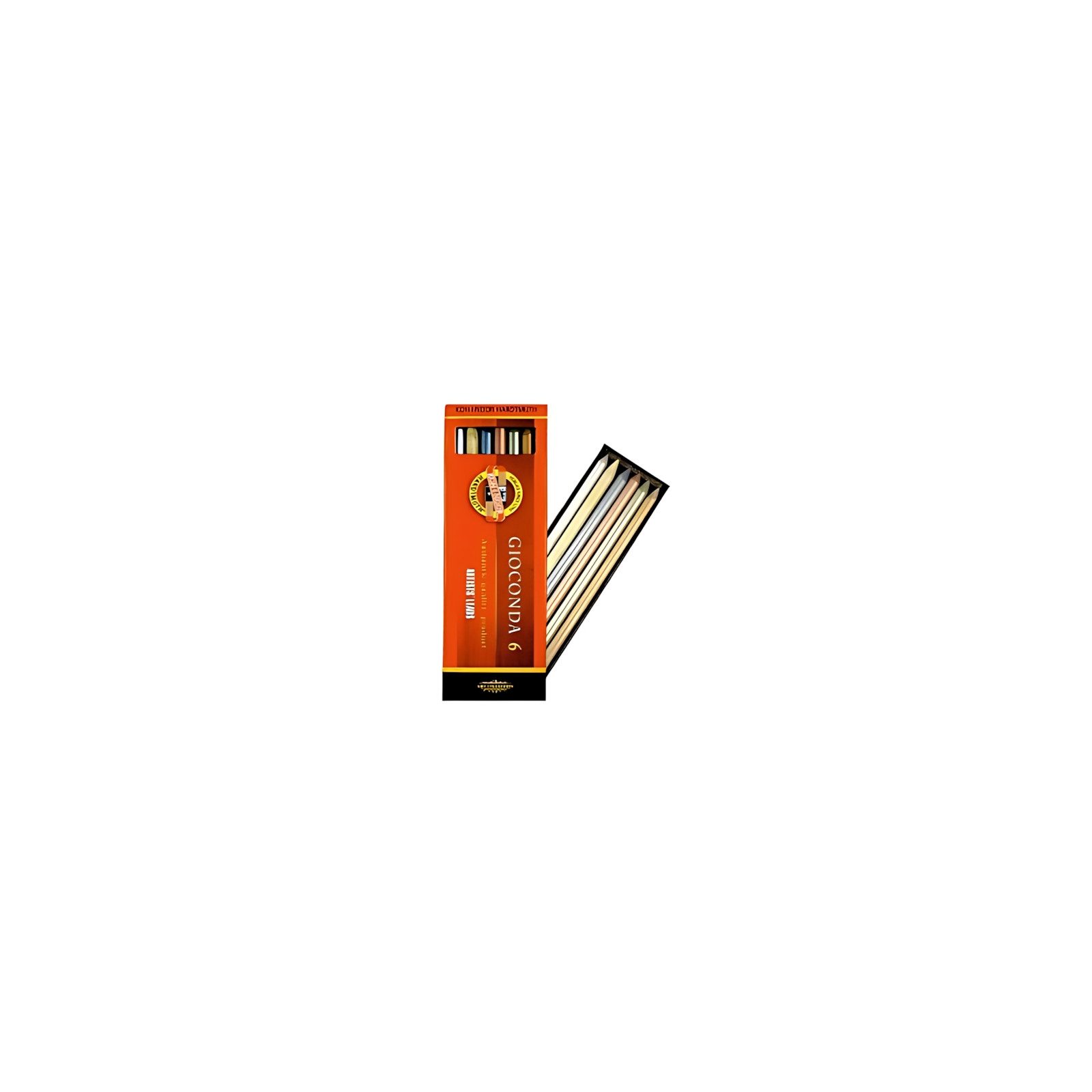 KOH-I-NOOR Buntstift KOH Farbminen 5,6 mm x120 mm Metallic Mix6er
