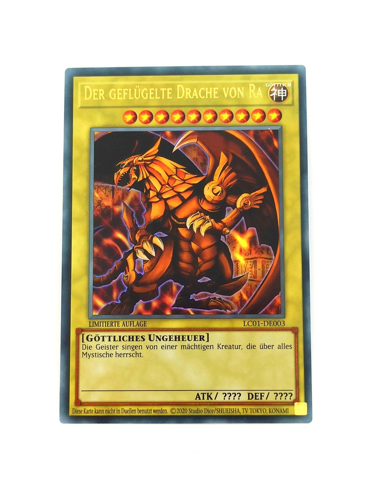 Konami Spiel Yu-Gi-Oh! Der geflügelte Drache von Ra - LC01-DE003 - Limitierte Aufl