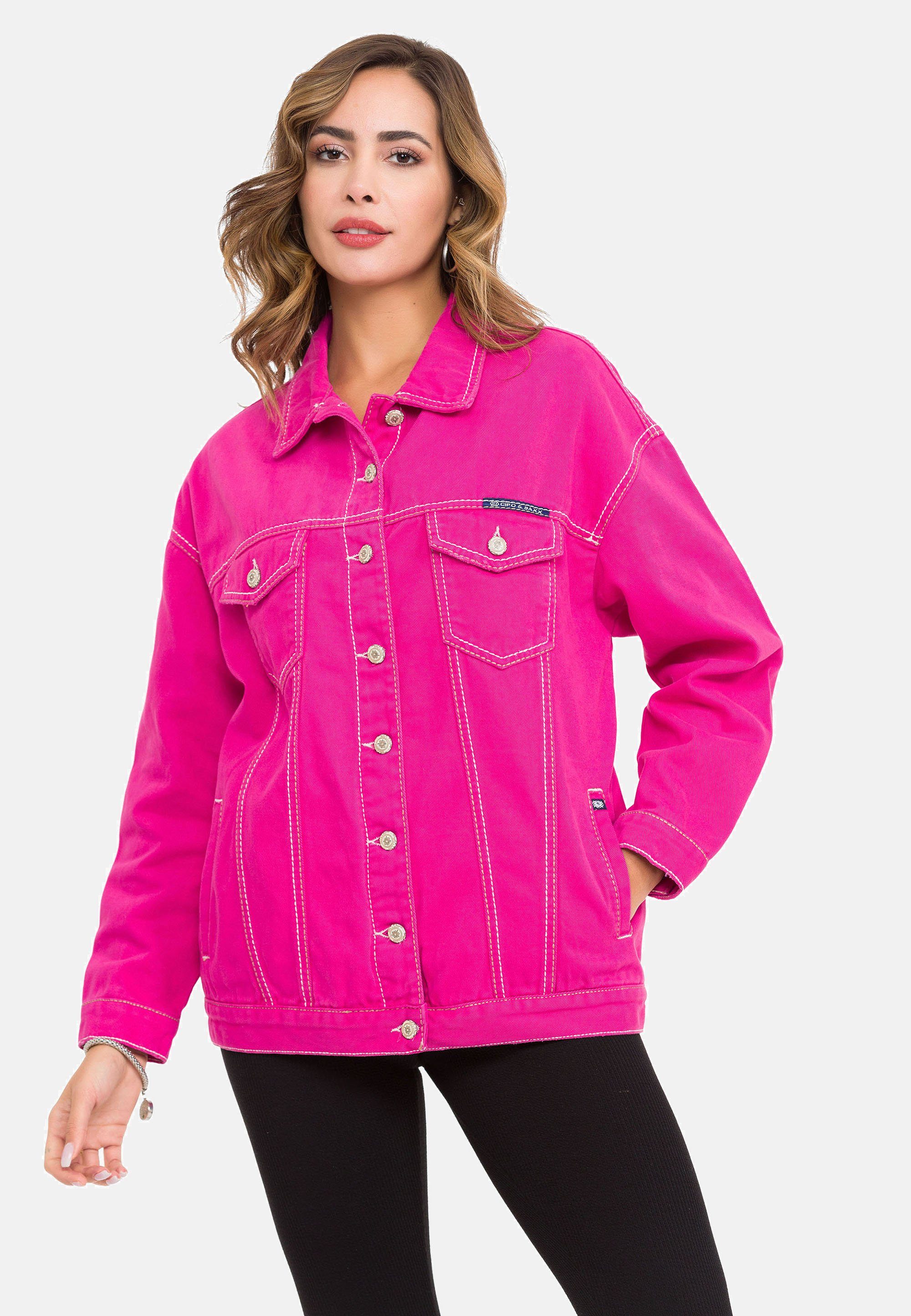 Kurze rosa Jeansjacken für Damen online kaufen | OTTO