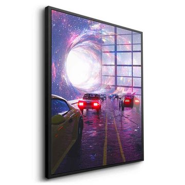 DOTCOMCANVAS® Acrylglasbild Travel - Acrylglas, Acrylglasbild Travel KI AI generiert digitale Kunst Wandbild