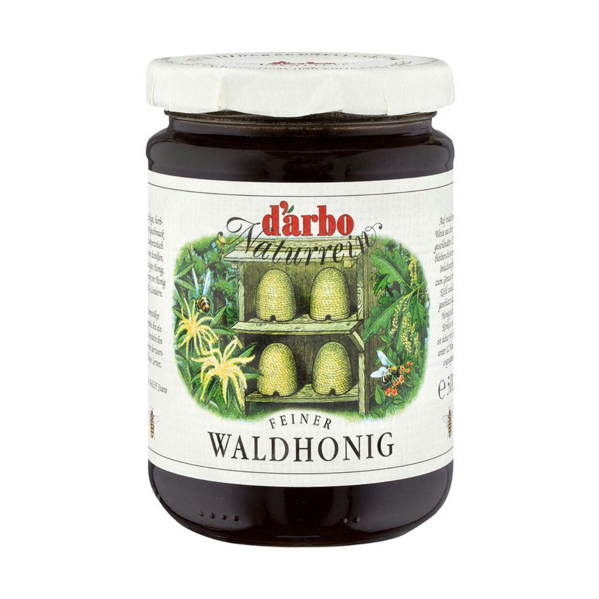 darbo Fruchtaufstrich, Darbo Feiner Waldhonig Naturrein kräftig herb würziger Geschmack 500g