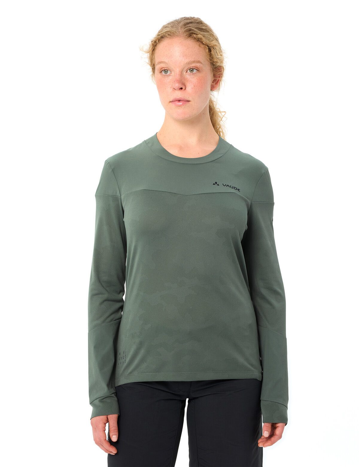 VAUDE T-Shirt Women's Moab LS PRO Shirt (1-tlg) atmungsaktives und schnelltrocknendes Radshirt