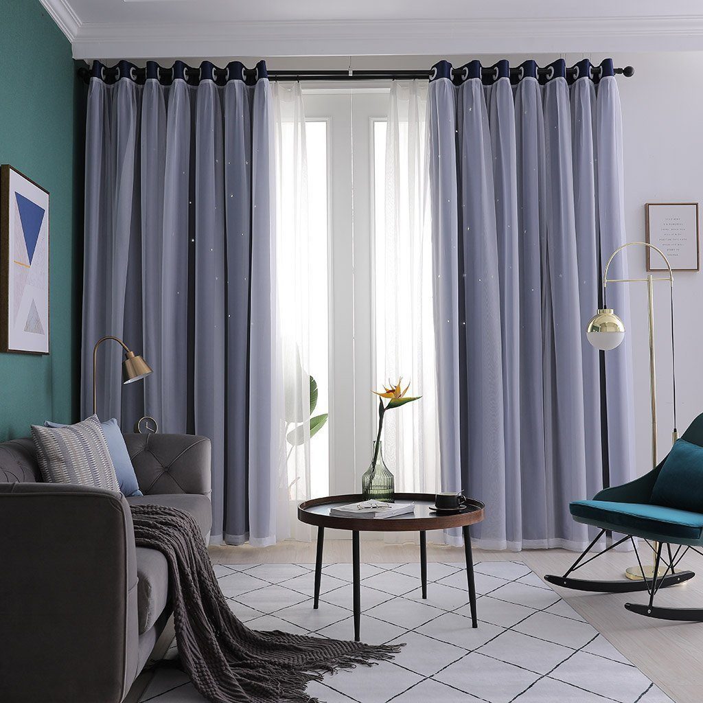 BYSURE Gardine (2 St), Ösen, verdunkelnd, günstig online kaufen