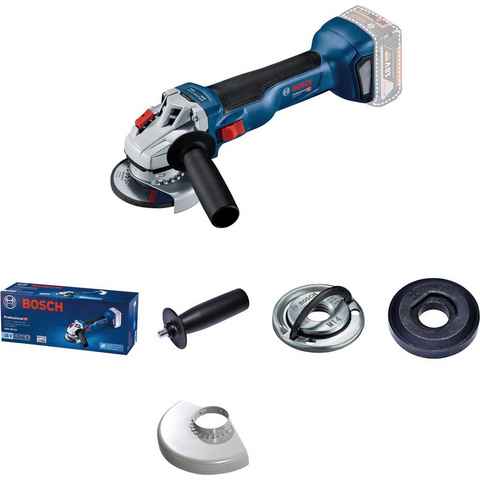 Bosch Professional Akku-Winkelschleifer GWS 18V-10 Professional, verbesserte Leistungsfähigkeit, ohne Akku und Ladegerät