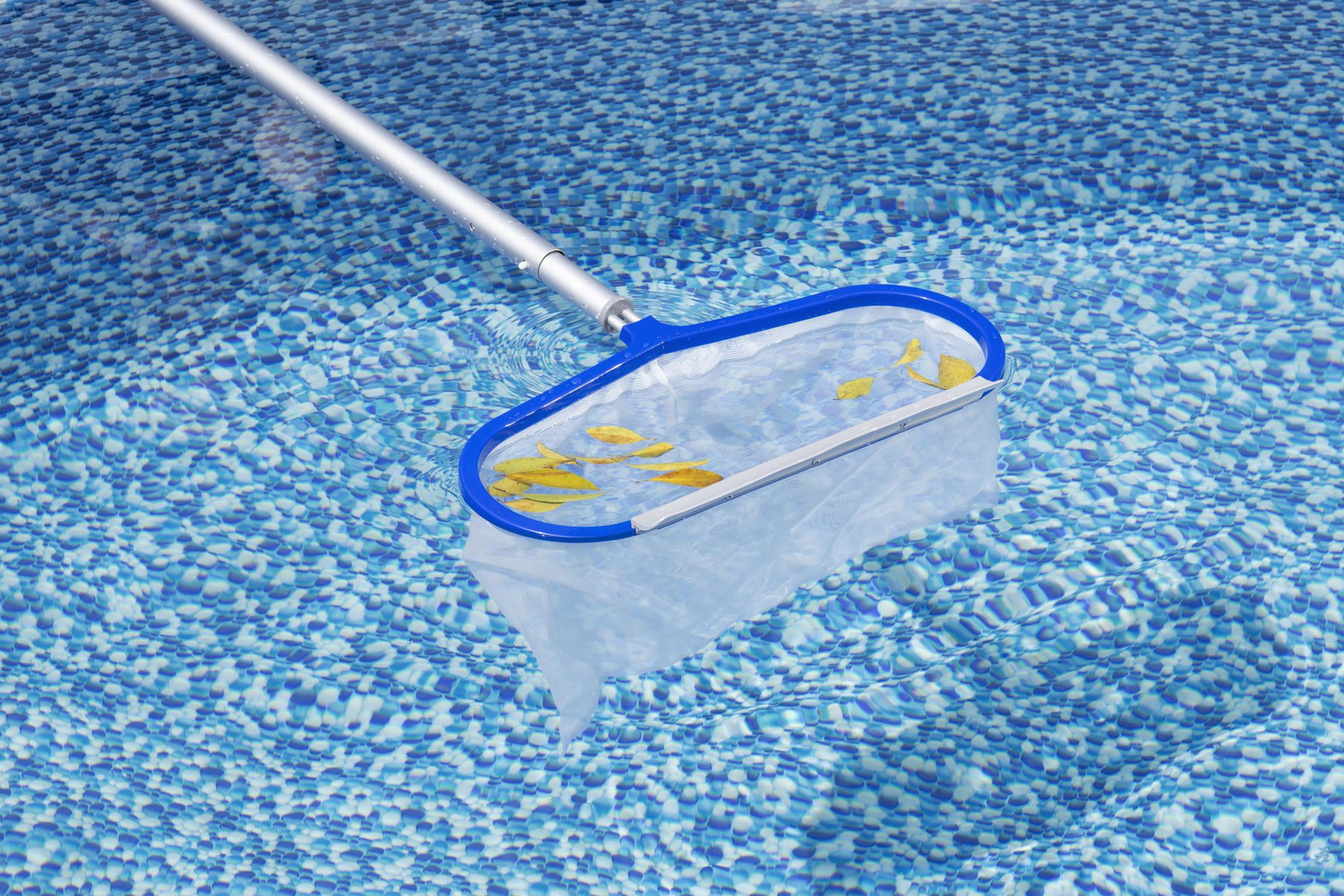 Bestway Kescher Flowclear™ AquaRake™ (Packung, 1-St., passend für 30 mm Stiele (Innendurchmesser), 50 x 48 x 2,8 cm