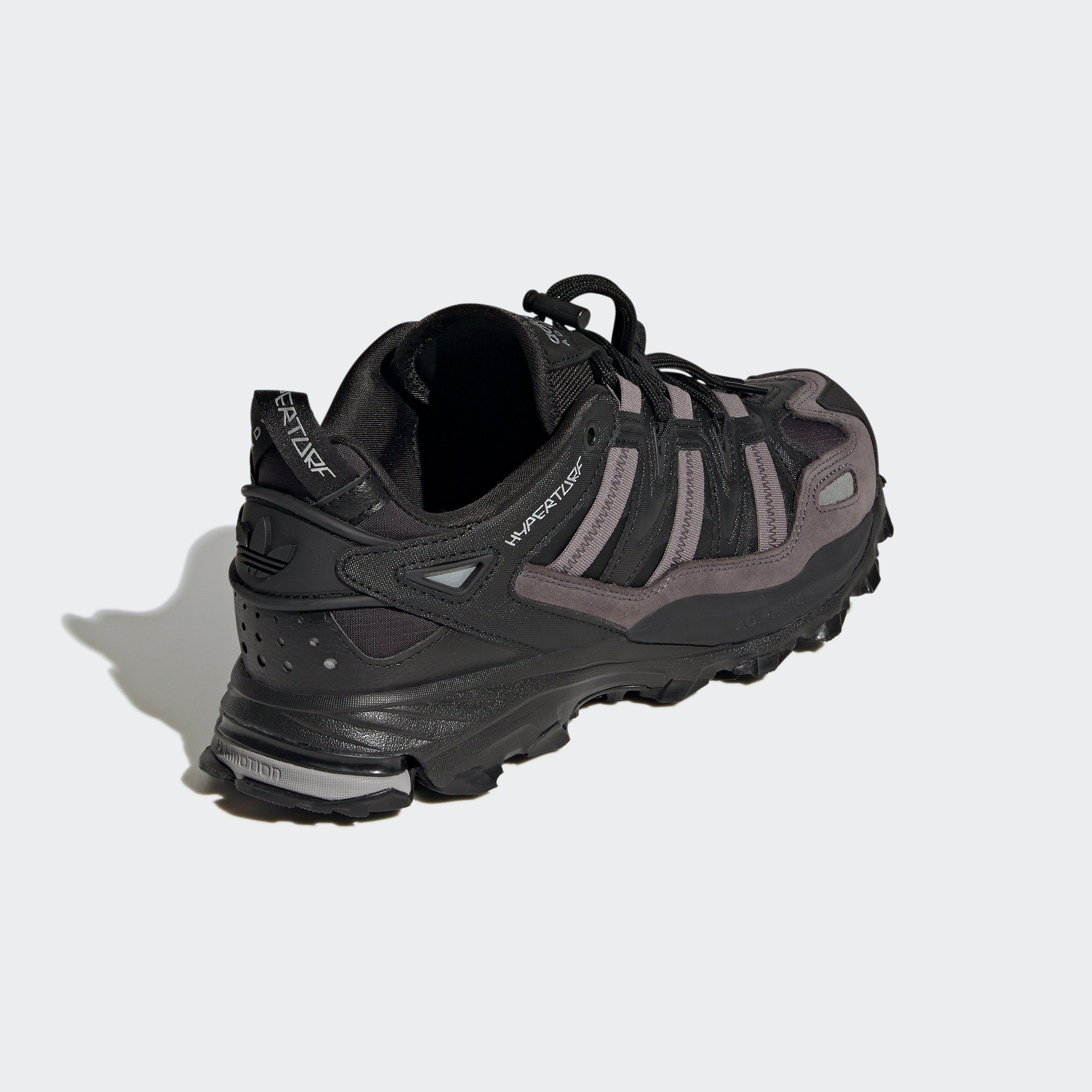 adidas Originals HYPERTURF Sneaker Core / / Metallic Black Grey Trace Silver