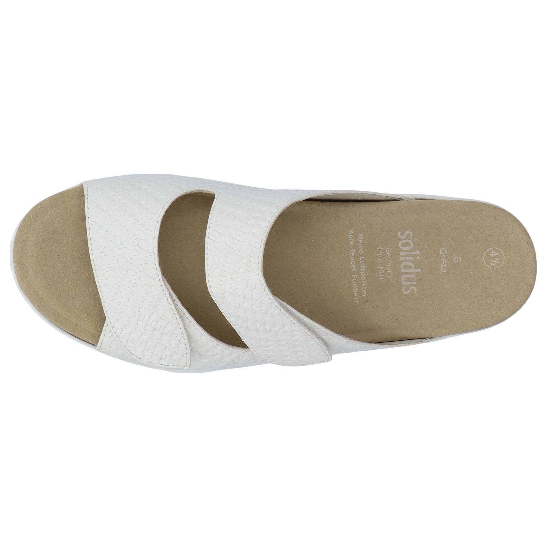 SOLIDUS Solidus Erwachsene Solidus Greta Pantolette Leder Klettschuh