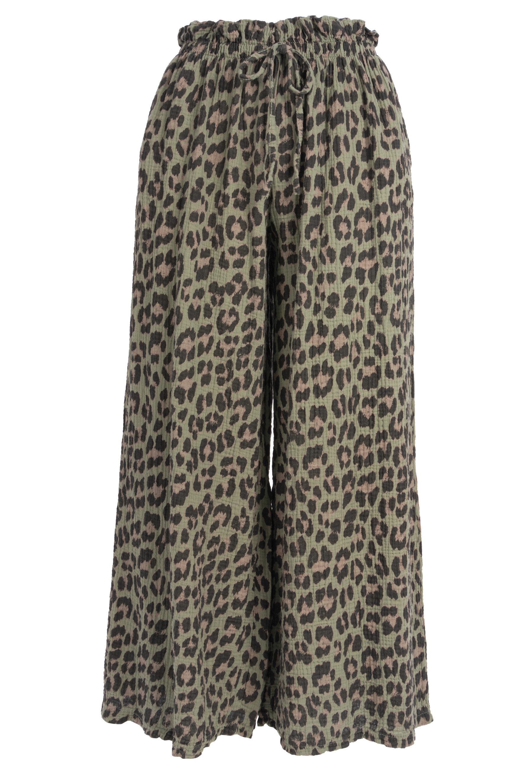 Seasons of April Stoffhose DANI LEO MUSSELIN Damen Leo Musselin Hose - lock günstig online kaufen