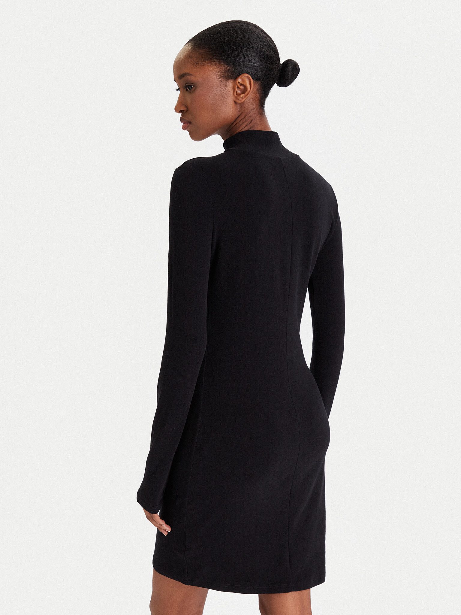 Guess Midikleid ALBA HIGH NECK LS DRESS