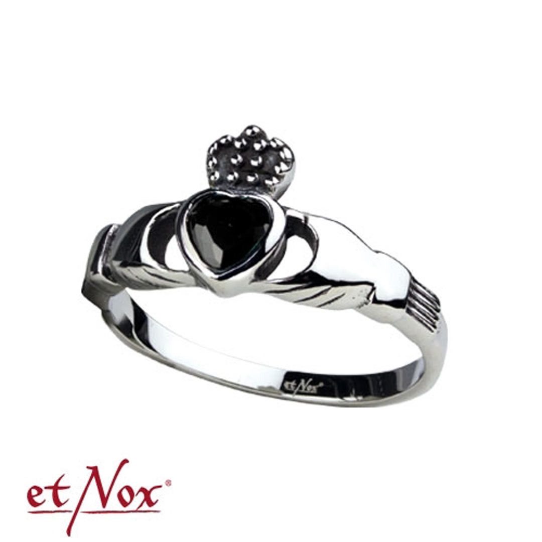 etNox Fingerring Ring Claddagh: Irischer Verlobungsring