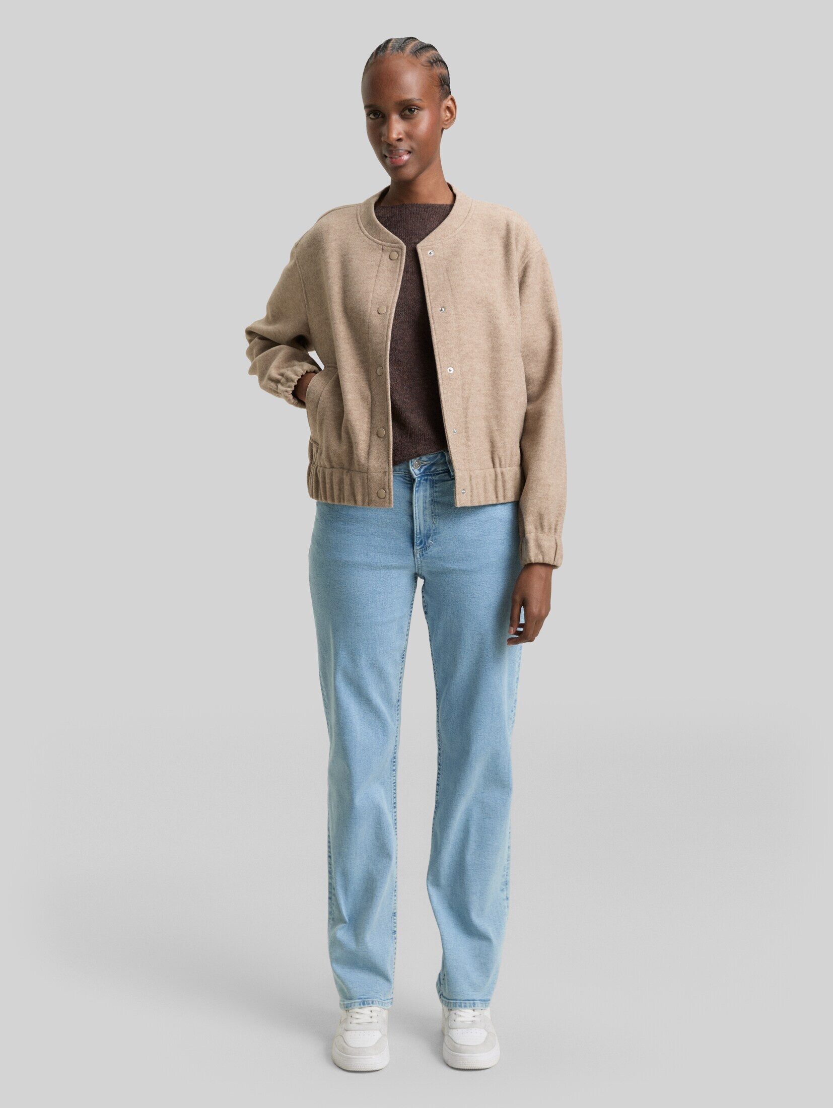 TOM TAILOR Denim Straight-Jeans Jeanshosen TTELLA STRAIGHT Jeans