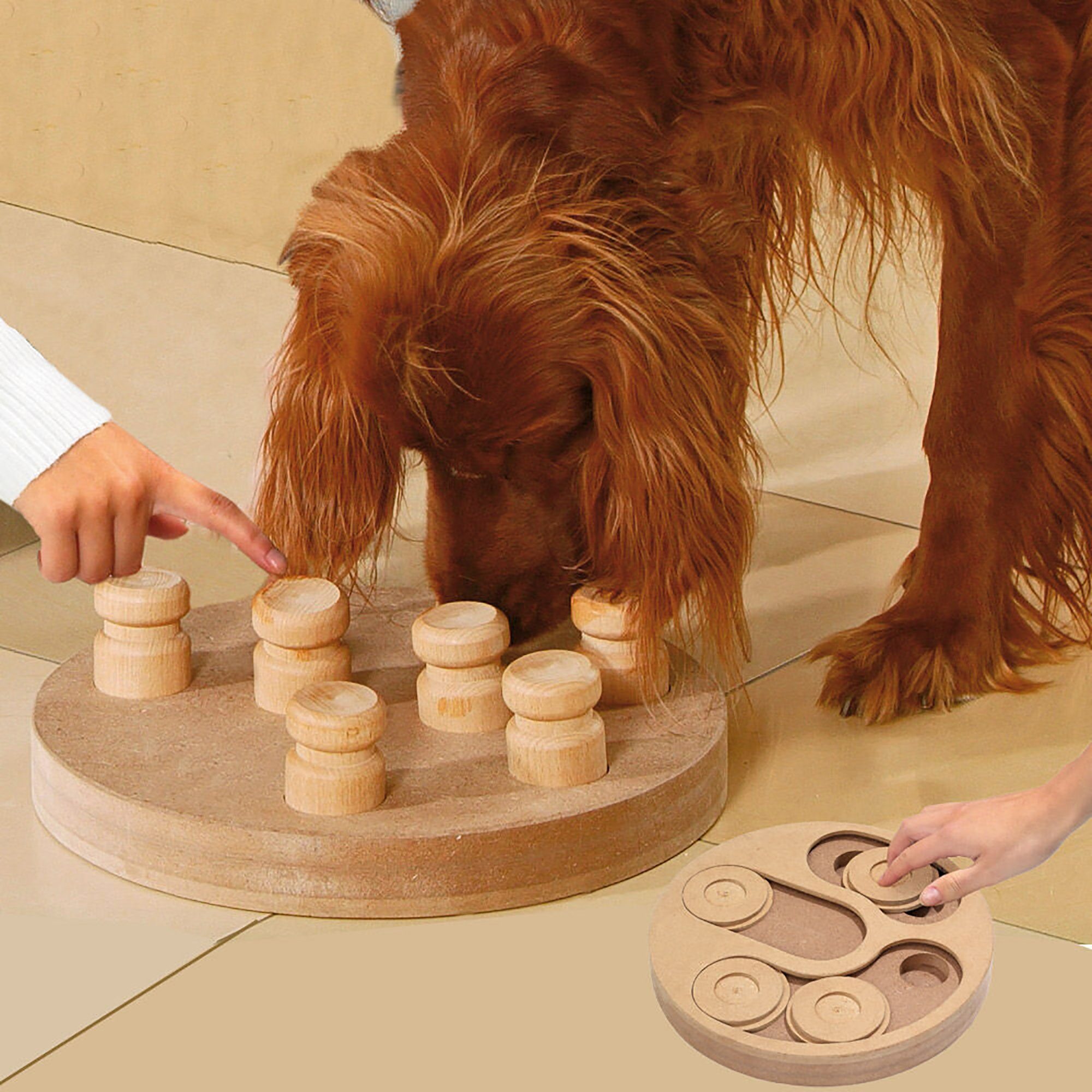 Karlie Tier-Intelligenzspielzeug Doggy - Brain -Train, Holz, (1-tlg)