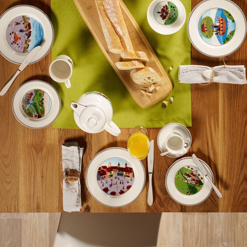 Villeroy & Boch Brotteller Design Naif Brotteller Heirat ø 17 cm, (1 St)