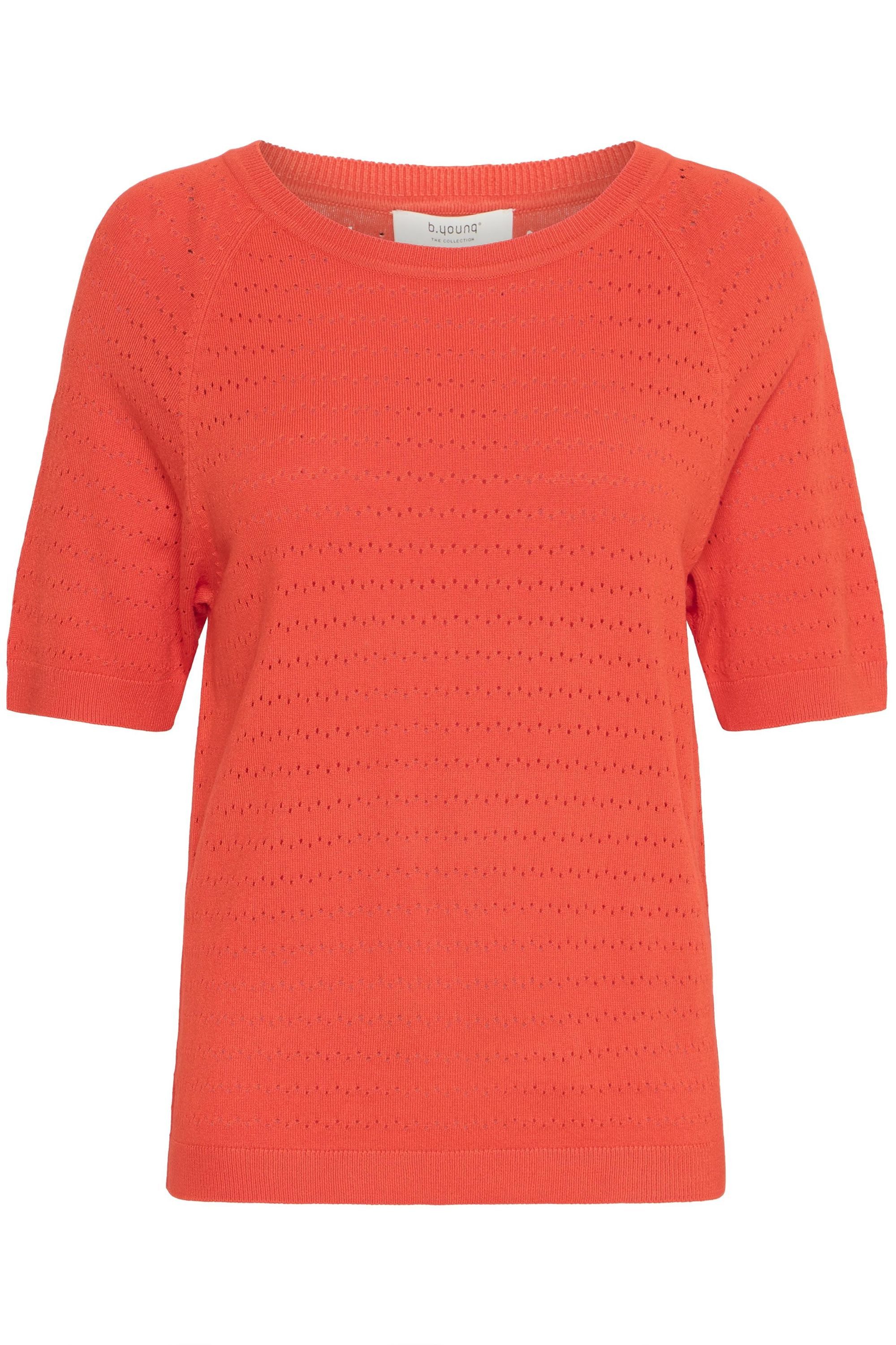 b.young Strickpullover BYOMANJA Feinstrick T-shirt günstig online kaufen