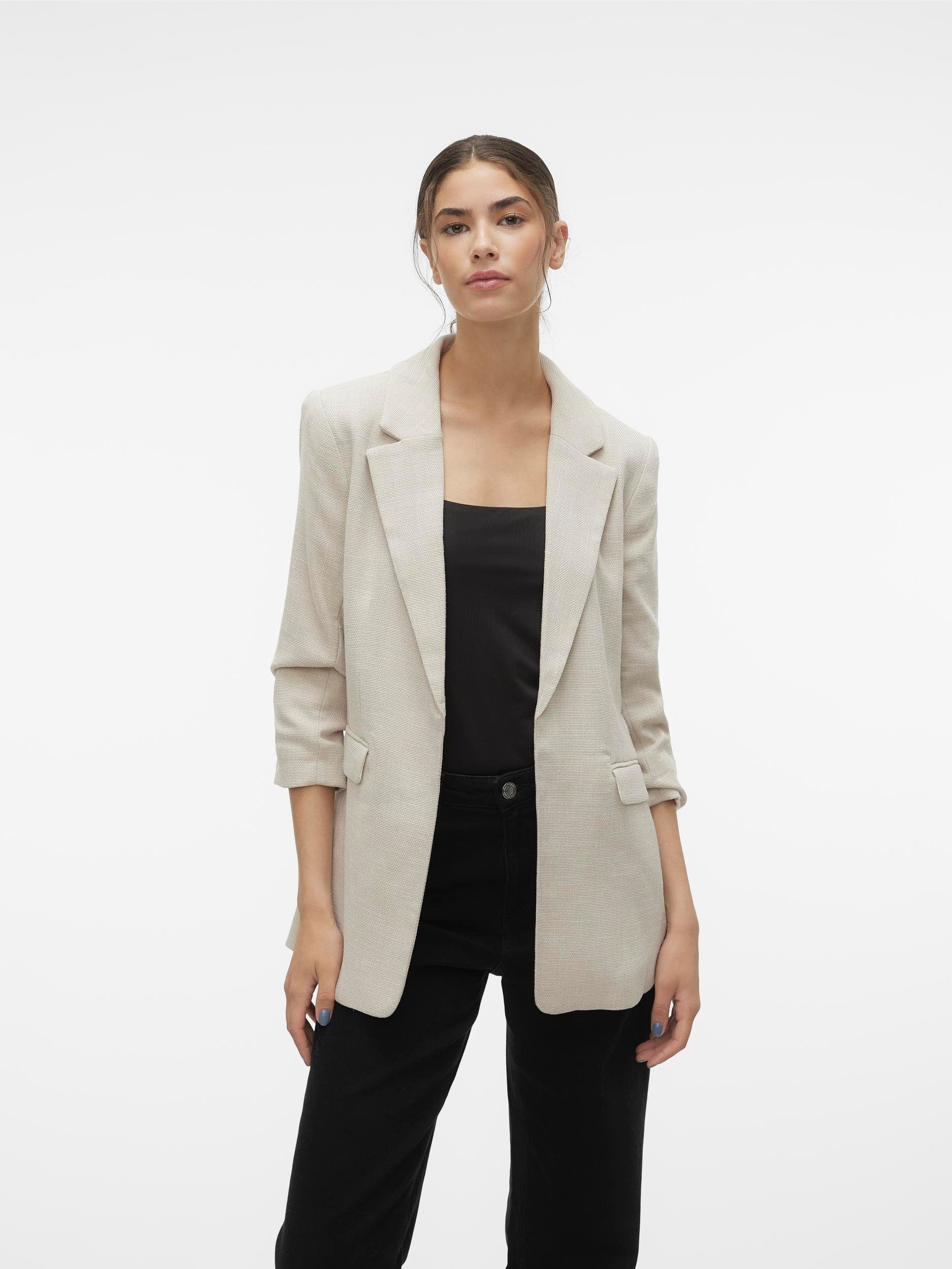Vero Moda Longblazer VMFRIDA LS REGULAR BLAZER NOOS ohne Verschluss und mit günstig online kaufen