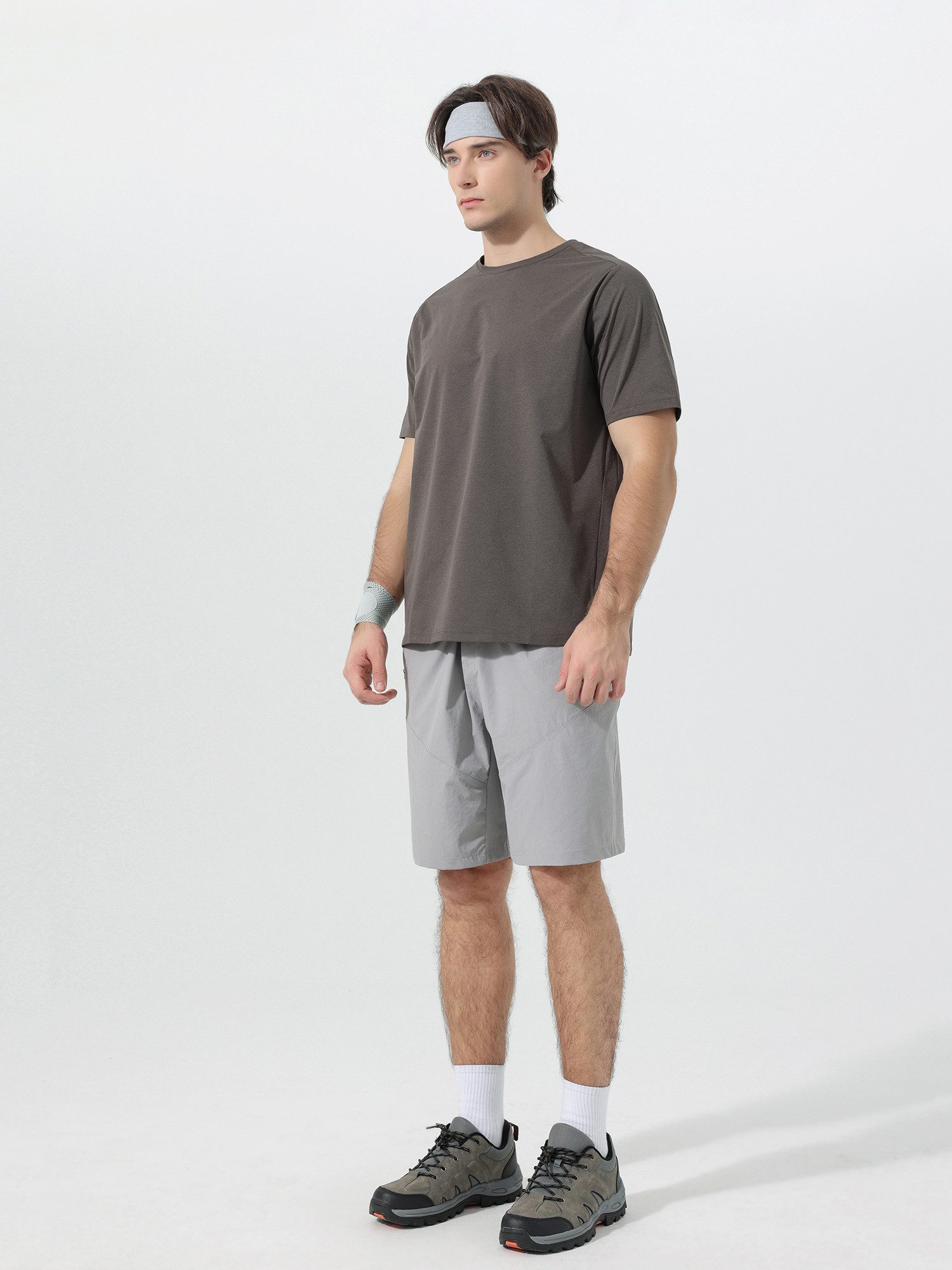 YOUTHUP T-Shirt Herren T-Shirt mit Schnelltrocknung UV-Schutz für Sport Outdoor