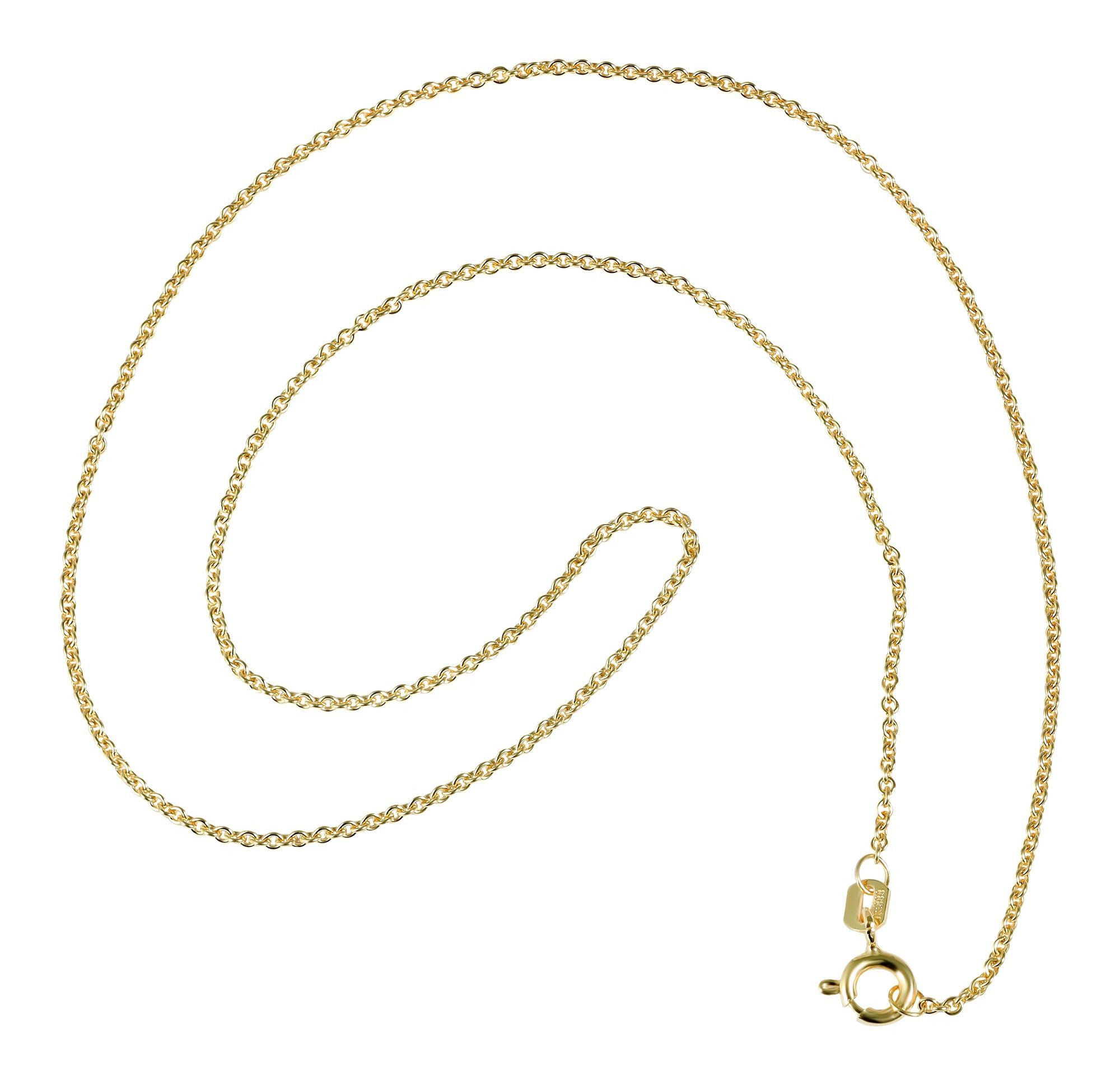 Kette ohne Anhänger Halskette – Ankerkette aus 333 Gold 45 cm