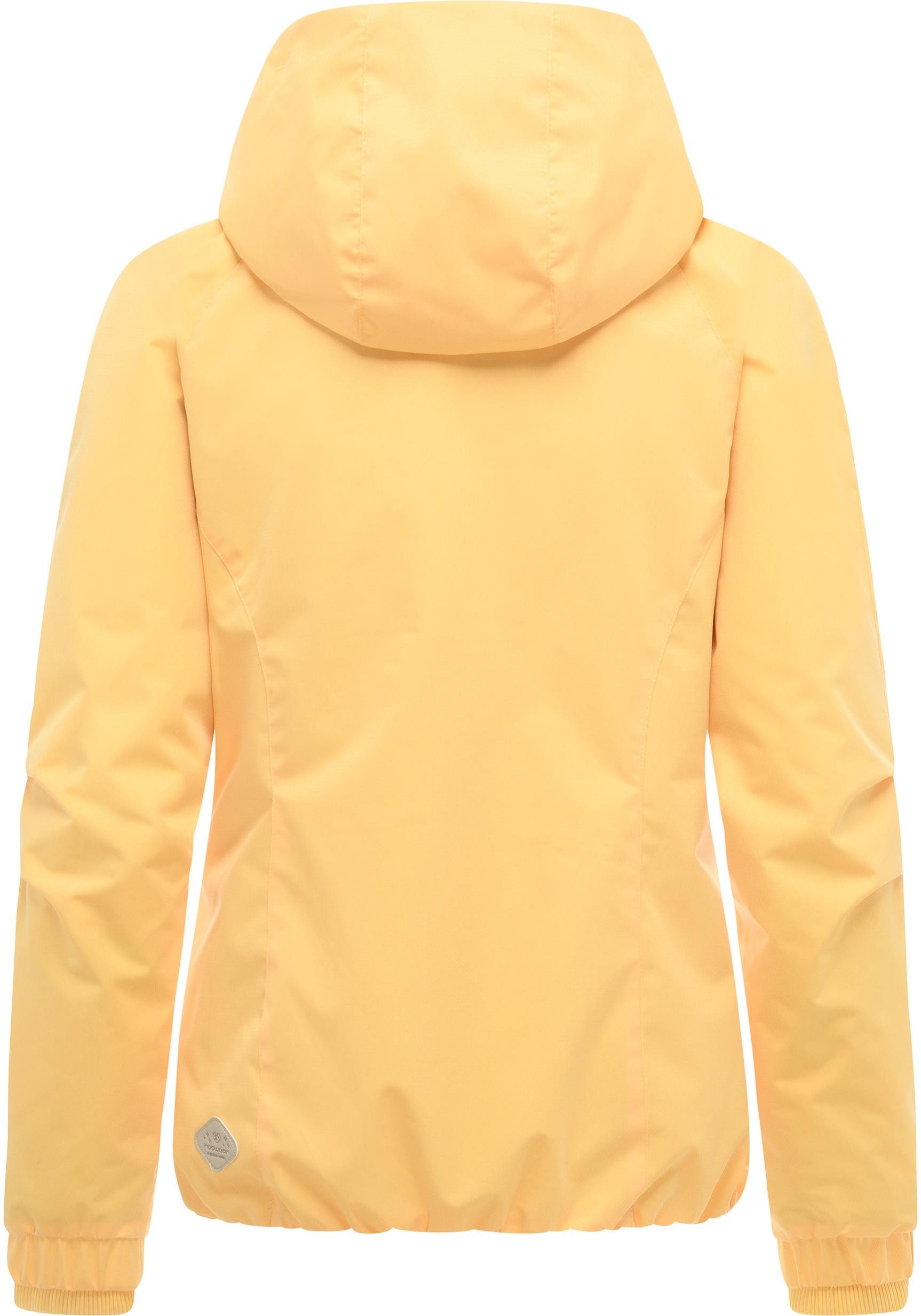 Ragwear Outdoorjacke Dizzie Tech Wasserdichte Damen Übergangsjacke mit großer Kapuze