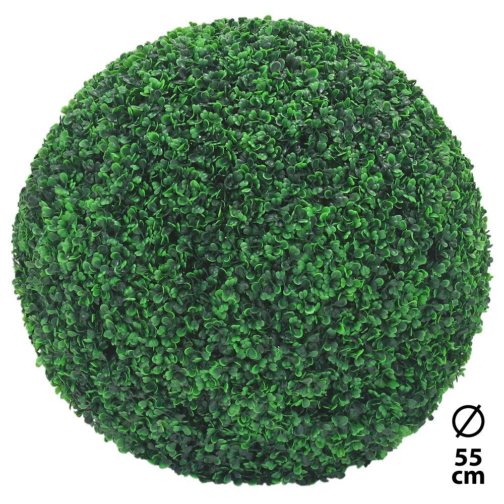 Künstliche Decovego, Deko Kugel Plastikpflanze Decovego Kunstpflanze Buchsbaum Pflanze Ø55cm Buxus