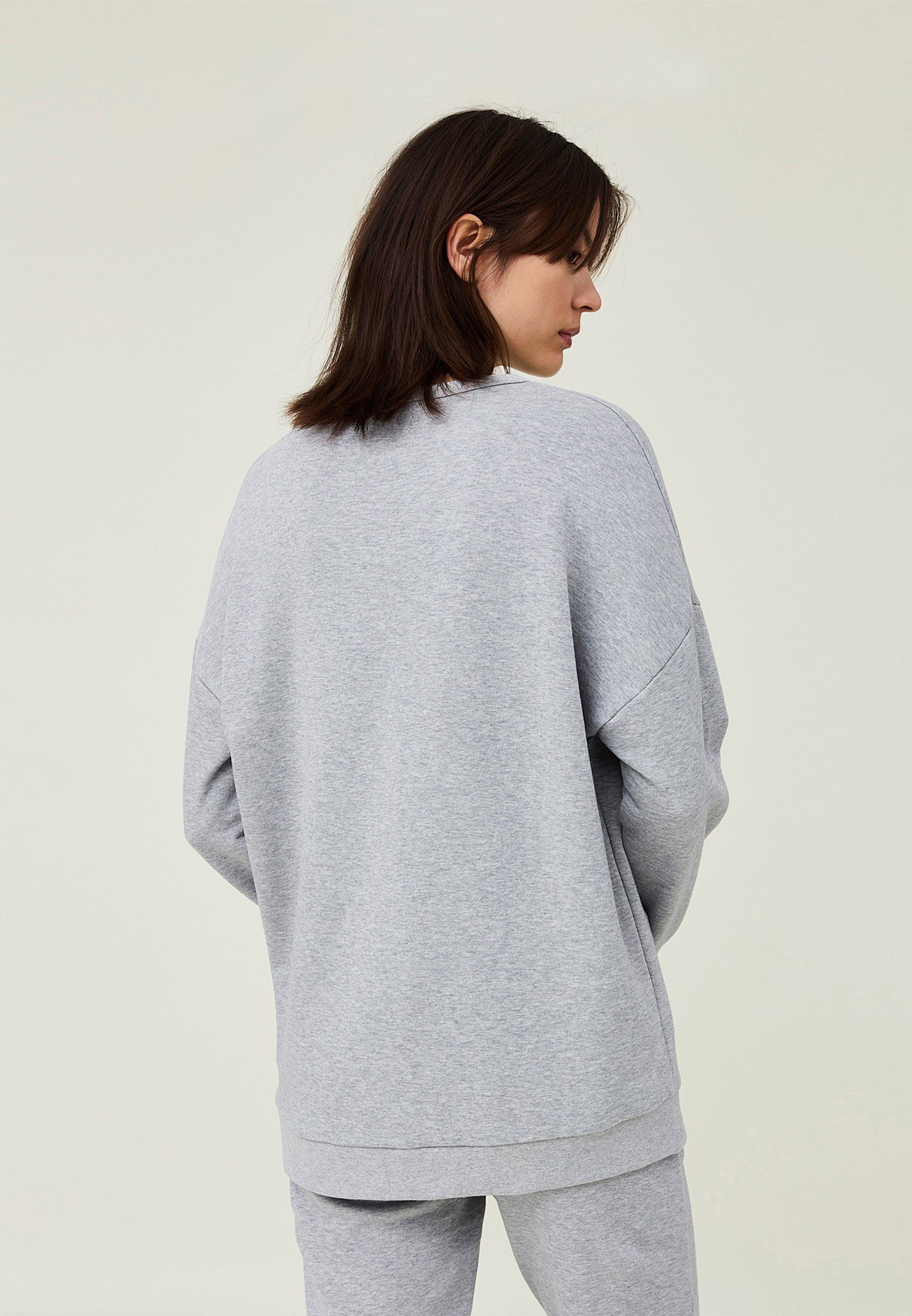 GRAY MELANGE Cotton Kibby Lexington Sweatshirt