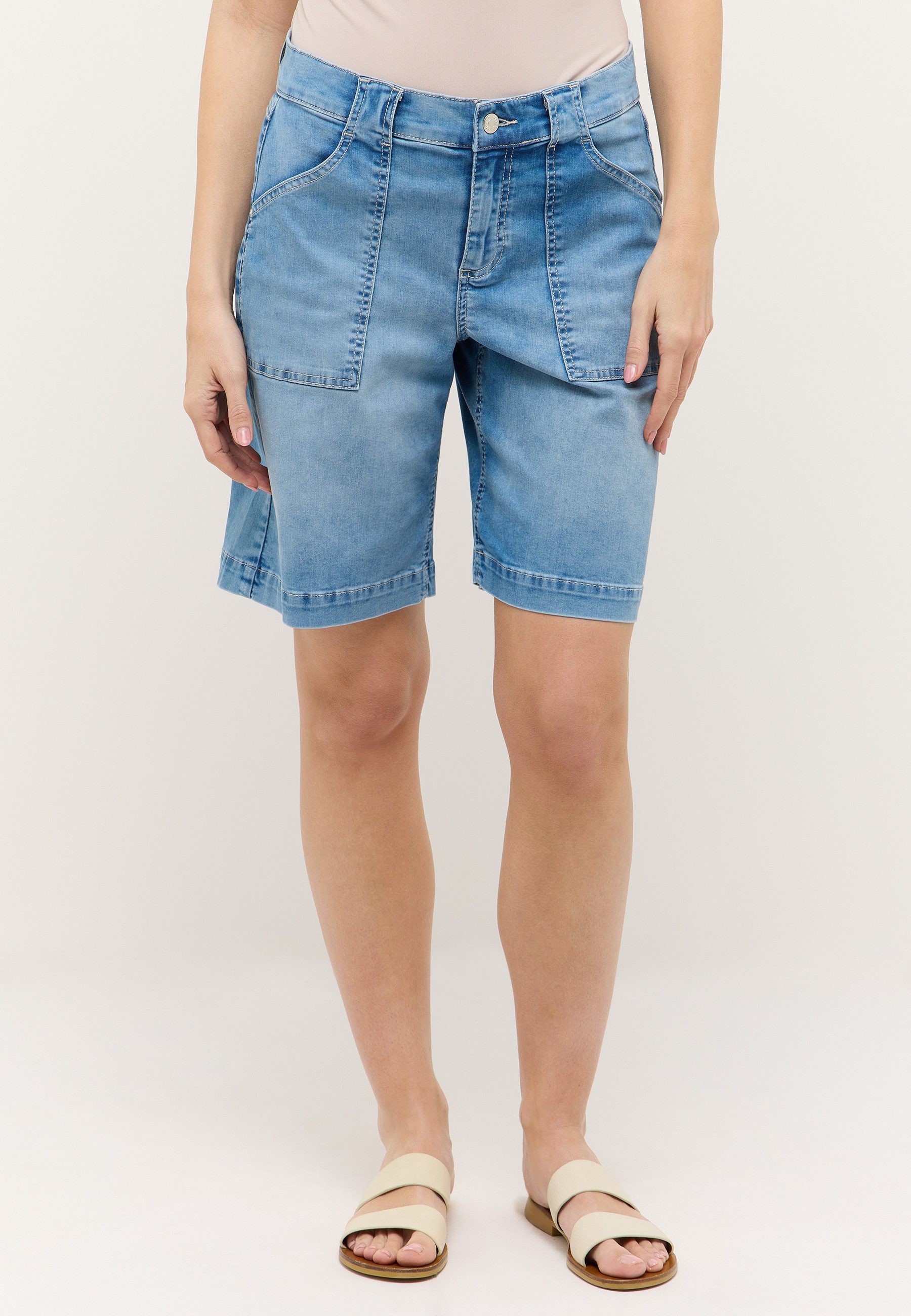 ANGELS Jeansshorts LIA URBAN im Five-Pocket Style