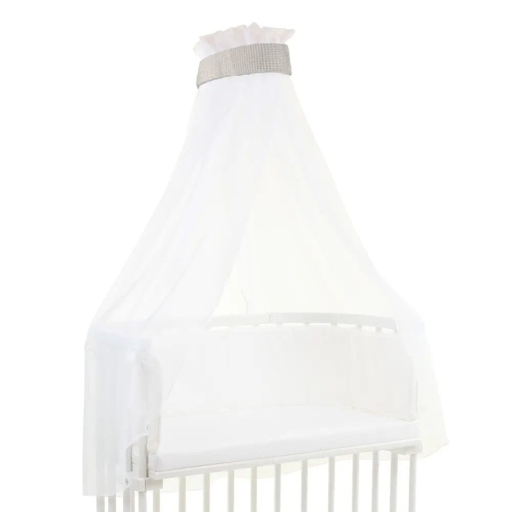 babybay Betthimmel babybay Himmel Waffelpiqué mit Band passend für alle Modelle bis 96 cm