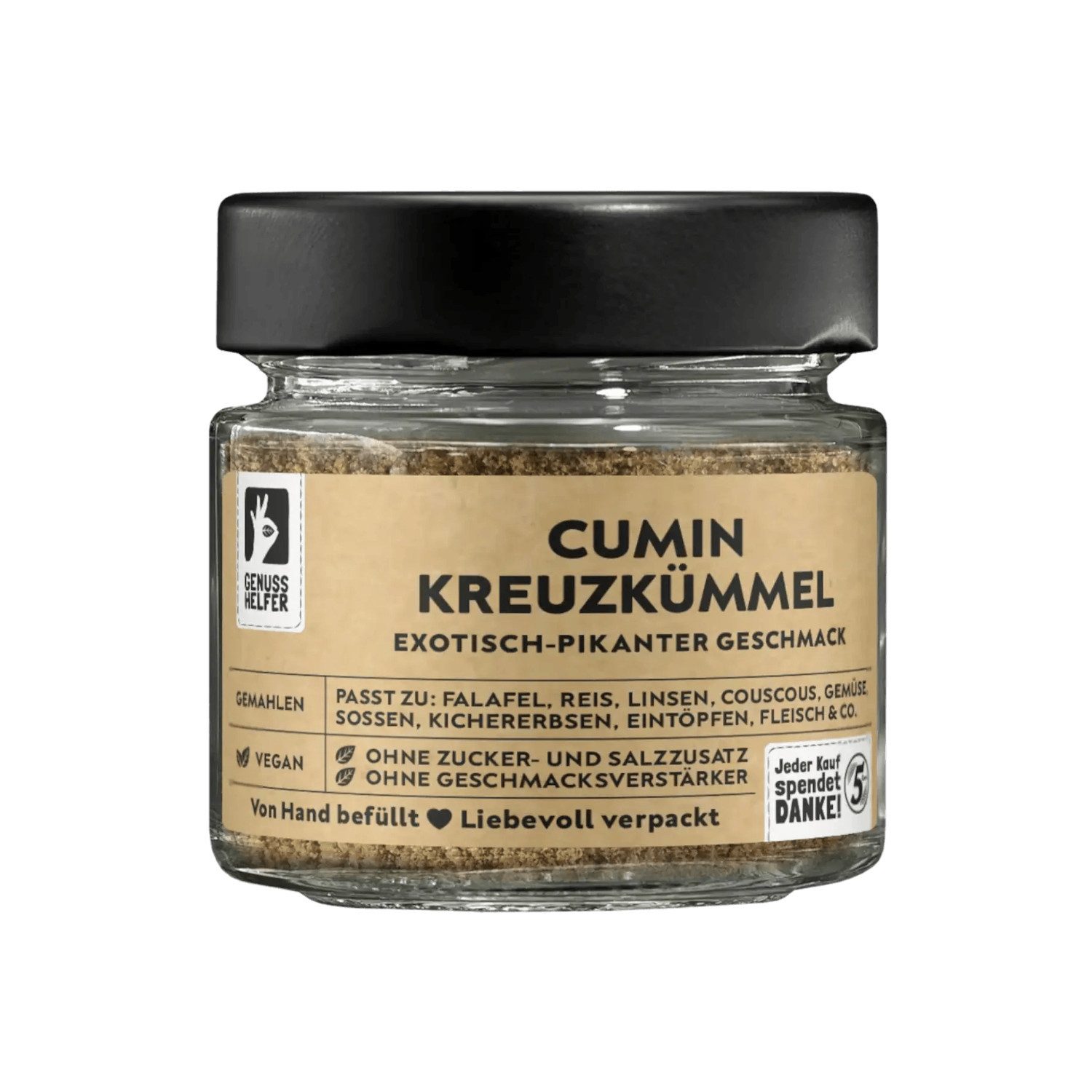 Bremer Gewürzhandel Gewürz Cumin Kreuzkümmel, gemahlen, im Glas, 40 g