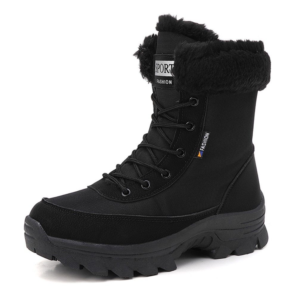 HUSK'SWARE Bequeme Winter-Schneestiefel Snowboots (Individuell anpassbare Schnürung, Warmes Winterdesign)