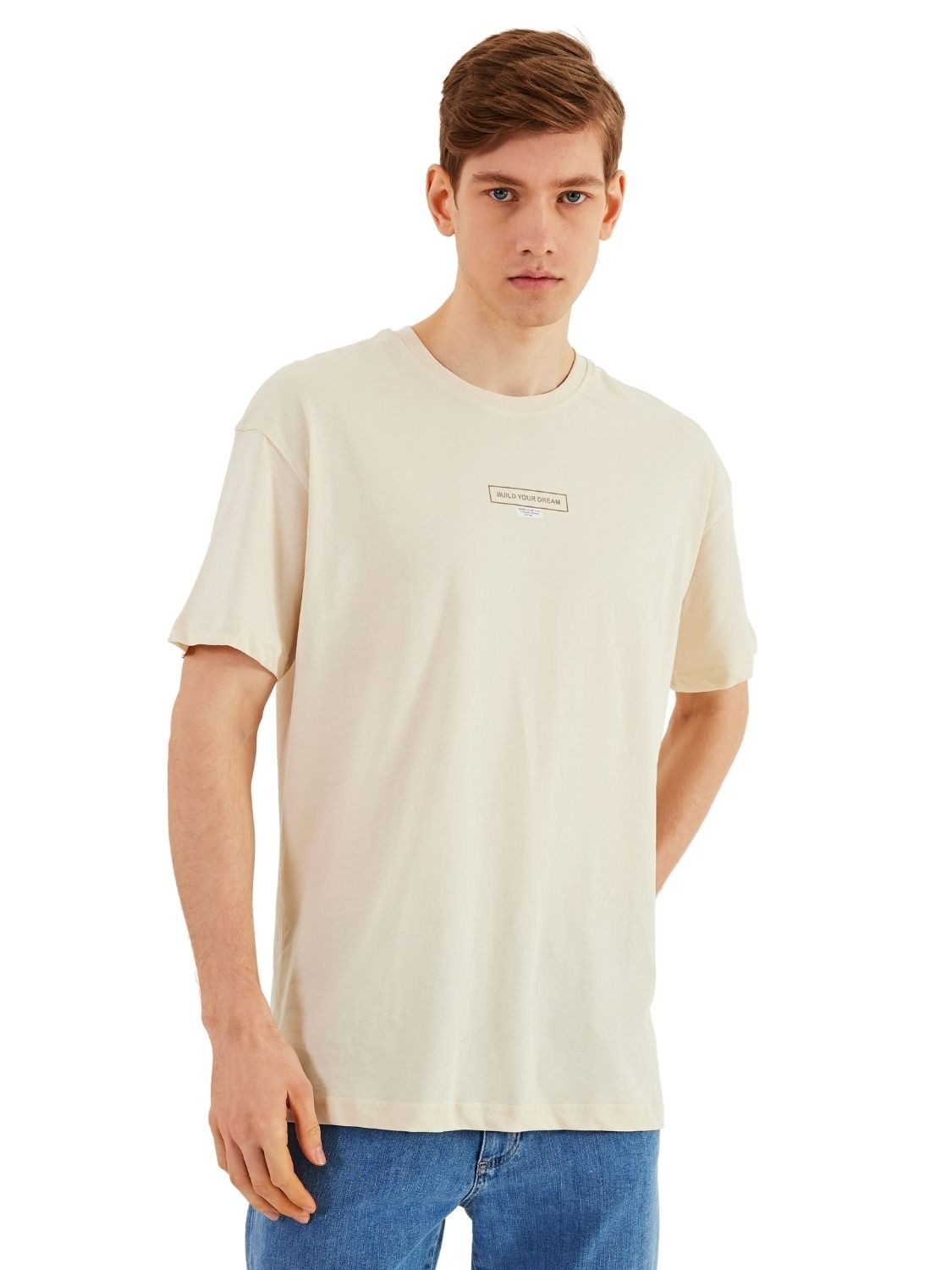 COMEOR Oversize-Shirt Herren T-Shirt: Trendige Urban Streetwear für lässige Styles (1-tlg) mit individuellem Print