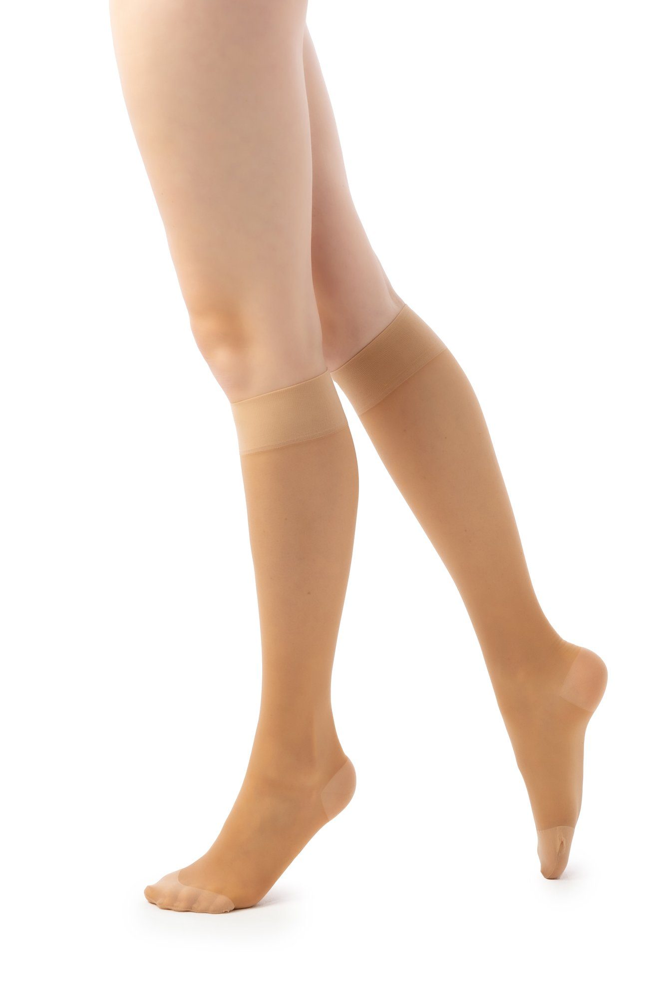 disée Damen mit 70 Socken puder Support starker Kompression Kniestrümpfe Knee 4049141042_2 disée Stützkniestrumpf High DEN