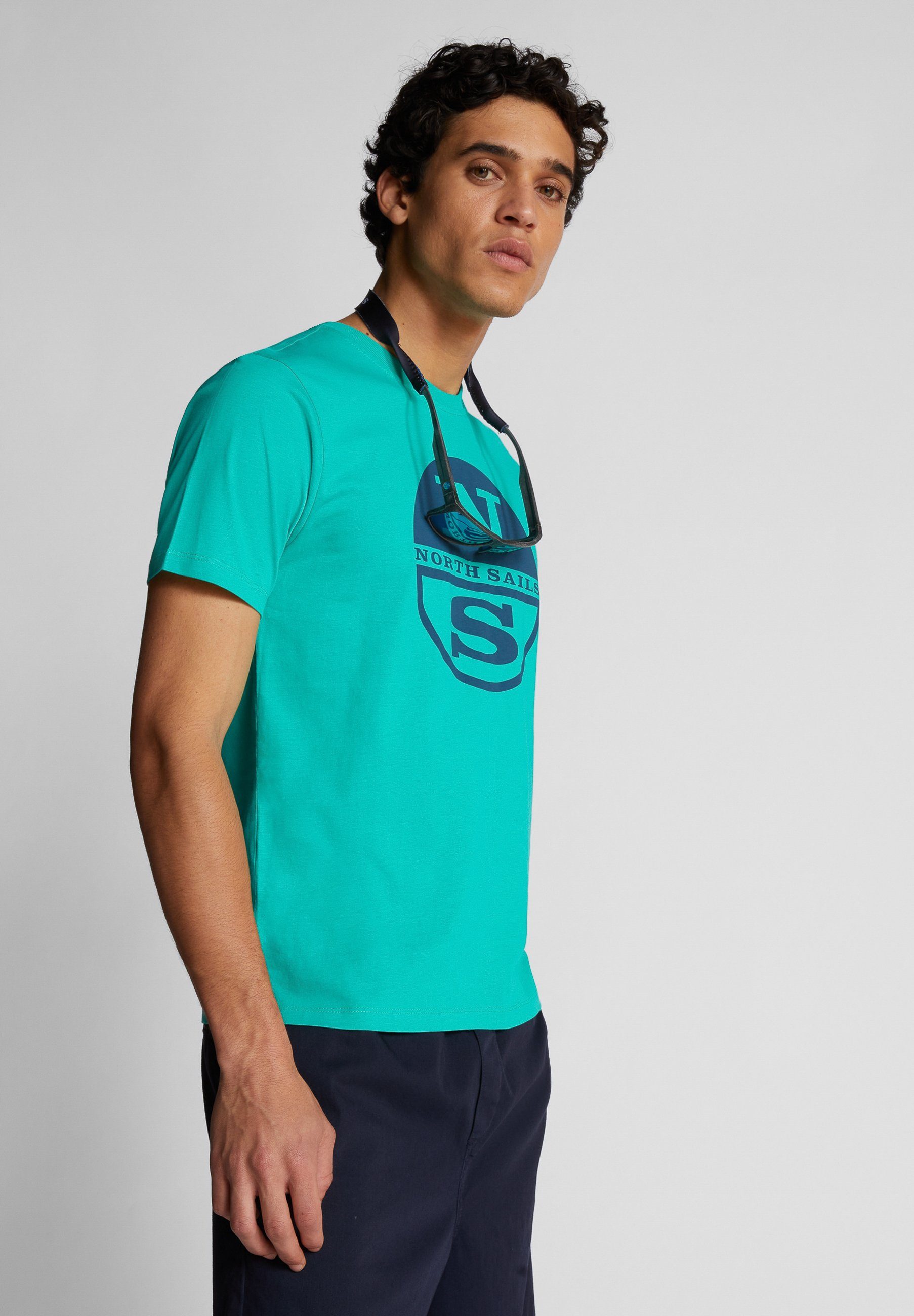 Maxi-Logo T-shirt Sails EMERALD T-Shirt mit North