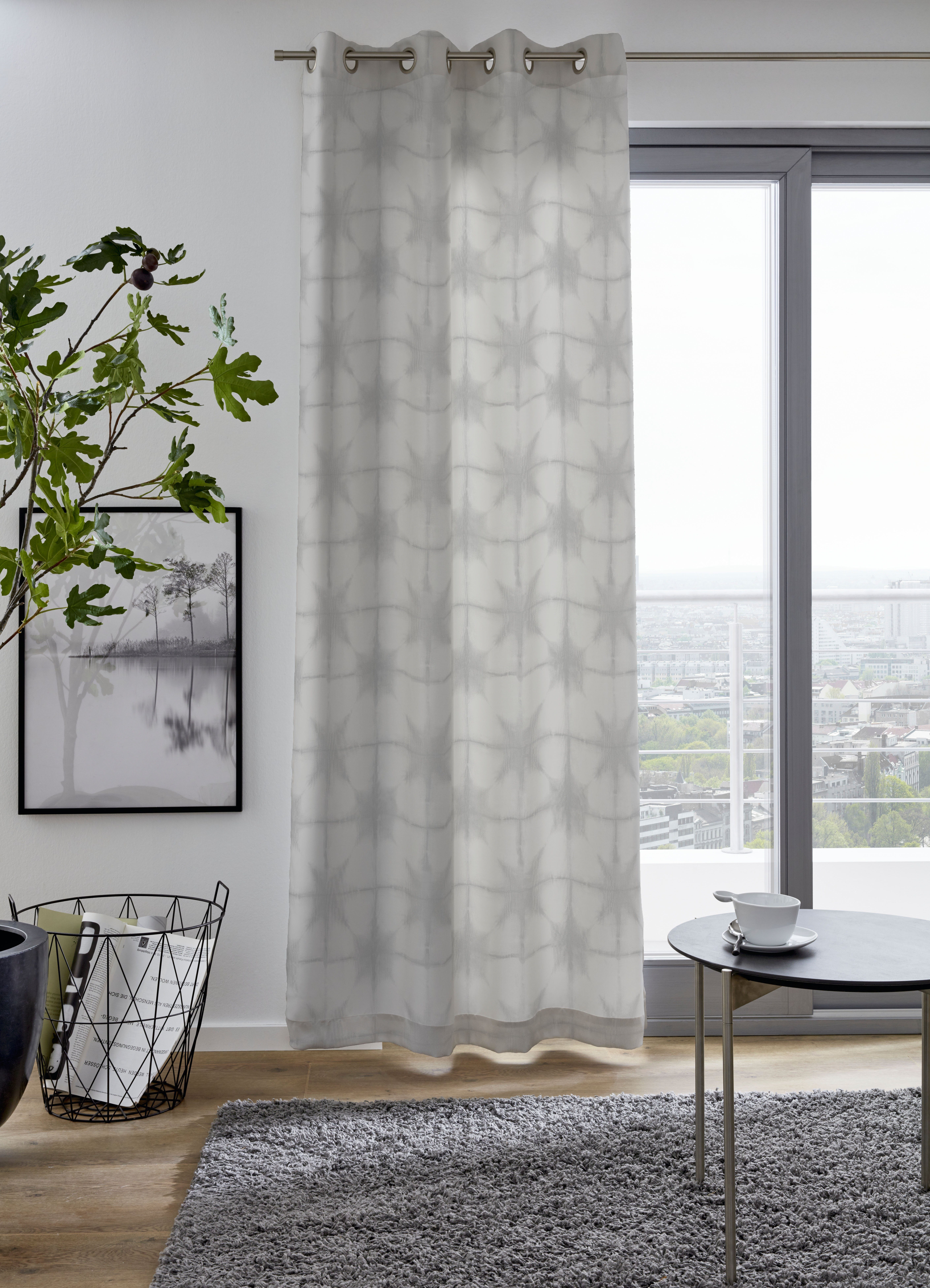 my home Vorhang OSLO, Ösen (1 günstig online kaufen
